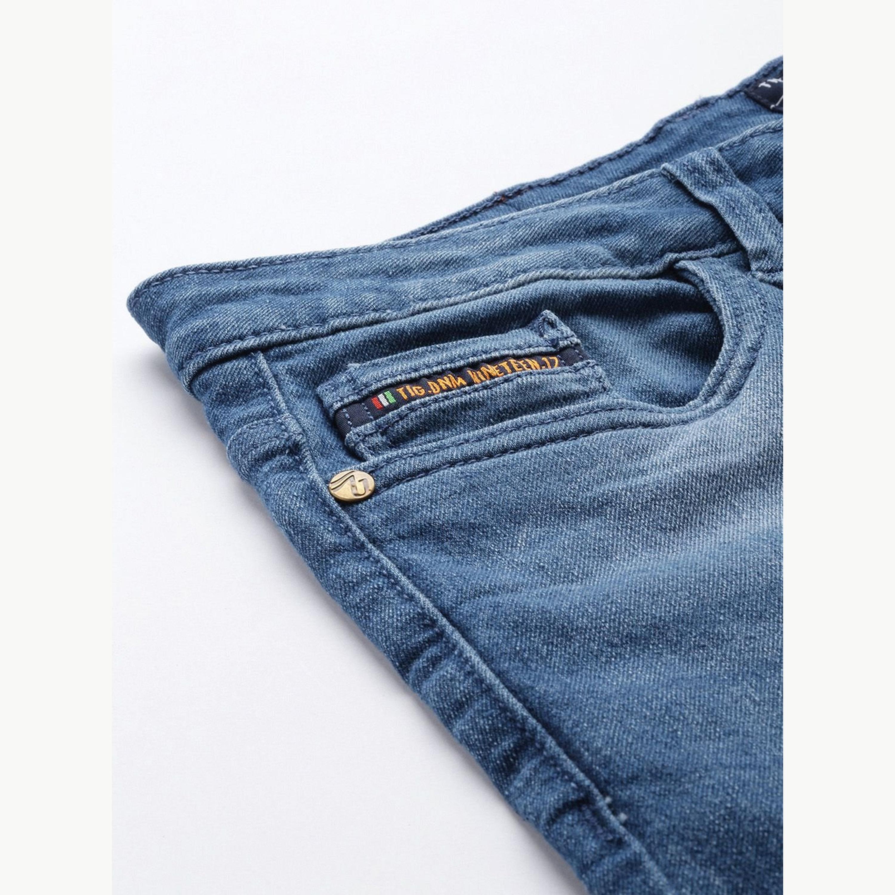 The Indian Garage Co X Styli Men Bootcut Fit Solid Jeans-men-clothing-bottoms-jeans-image-6