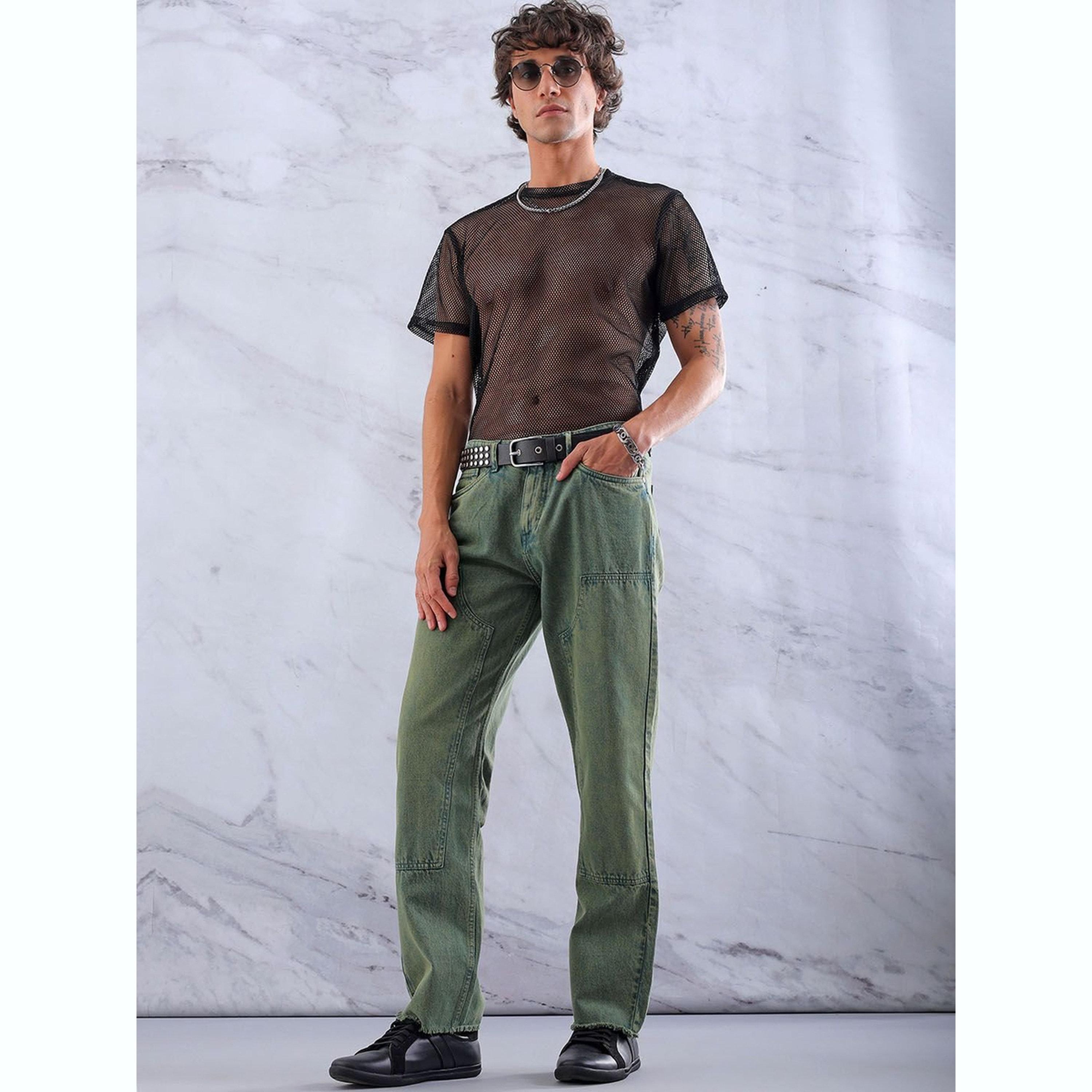 The Indian Garage Co X Styli Men Relaxed Straight Fit Solid Jeans-men-clothing-bottoms-jeans-image-2