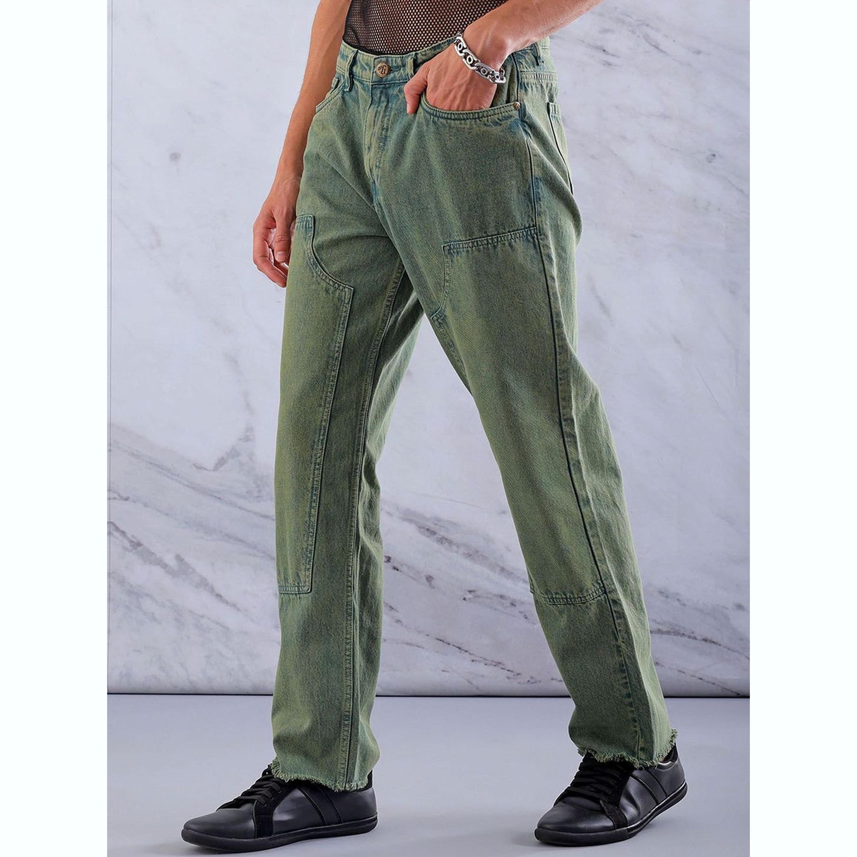 The Indian Garage Co X Styli Men Relaxed Straight Fit Solid Jeans-men-clothing-bottoms-jeans-image-3