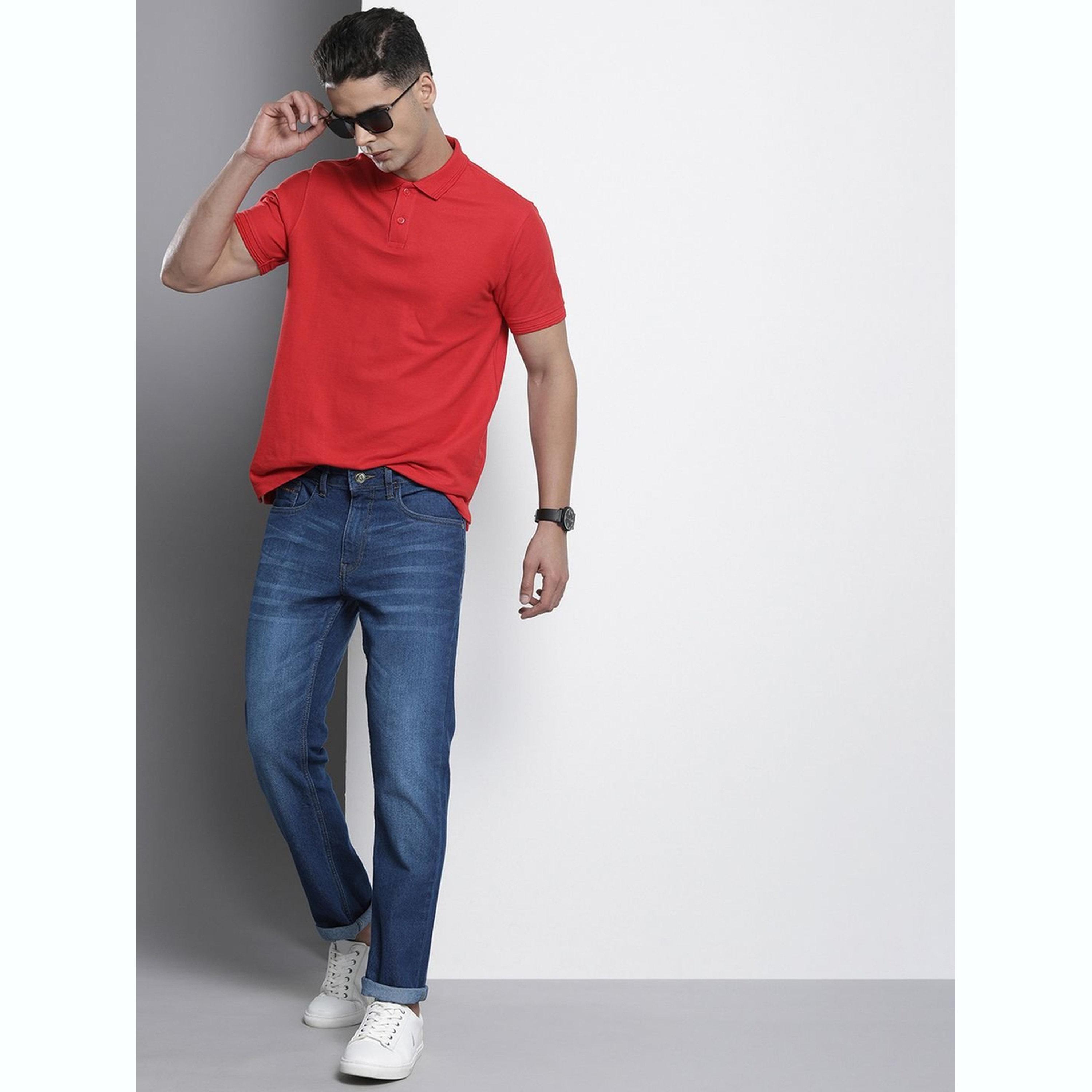 جينز بقصة مستقيمة ضيقة سادة-men-clothing-bottoms-jeans-image-2