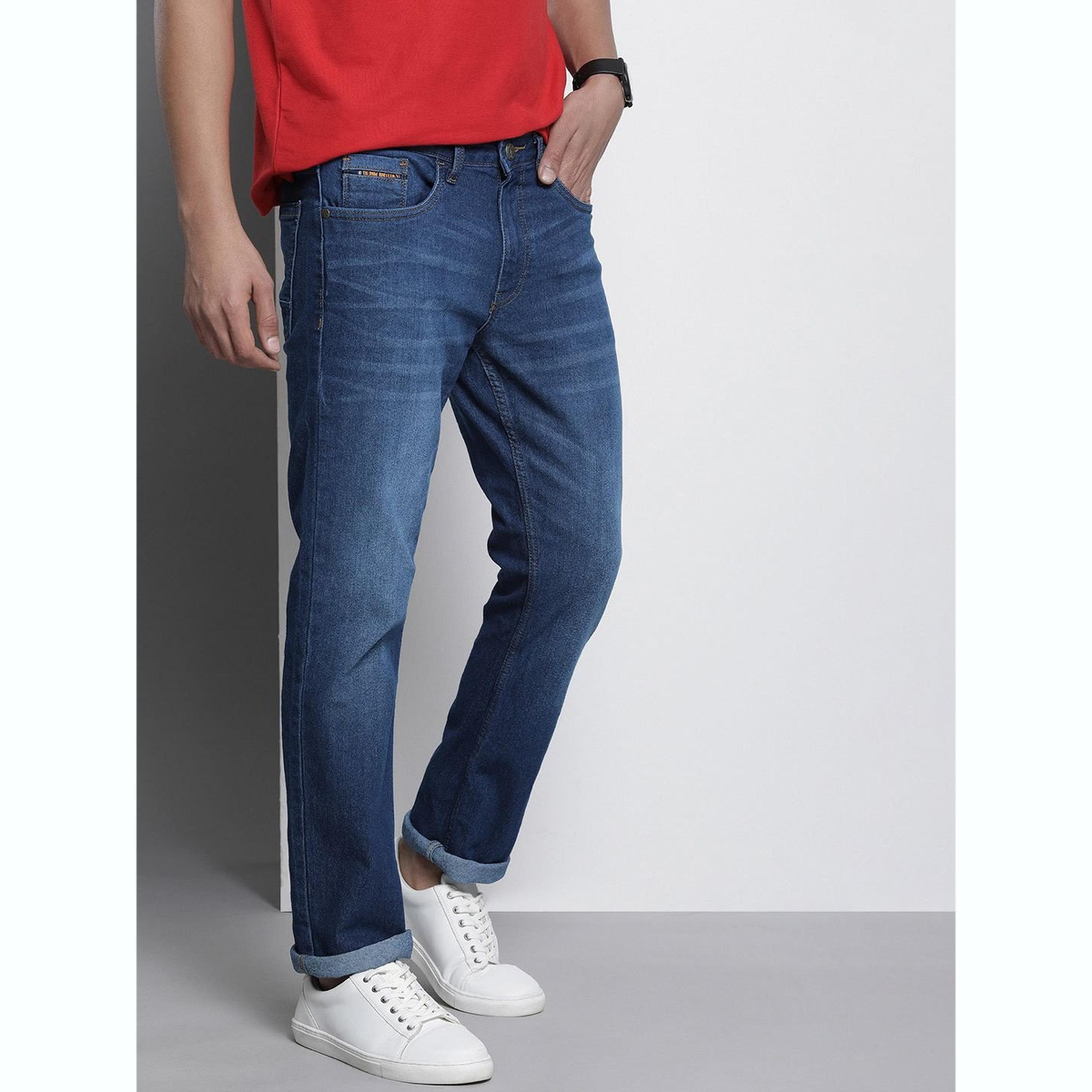 The Indian Garage Co X Styli Men Slim Straight Fit Solid Jeans-men-clothing-bottoms-jeans-image-5
