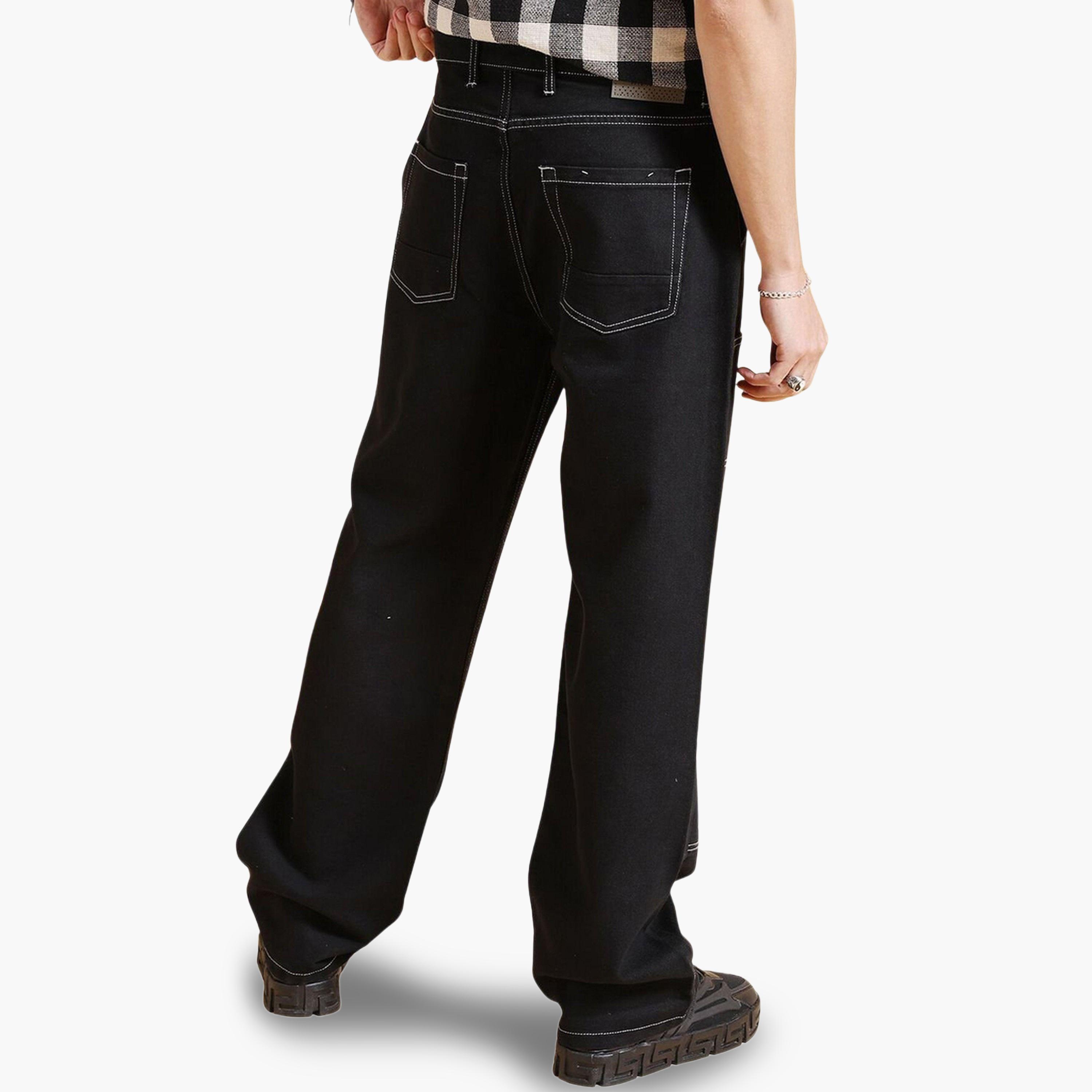 جينز بقصة فضفاضة سادة-men-clothing-bottoms-jeans-image-3