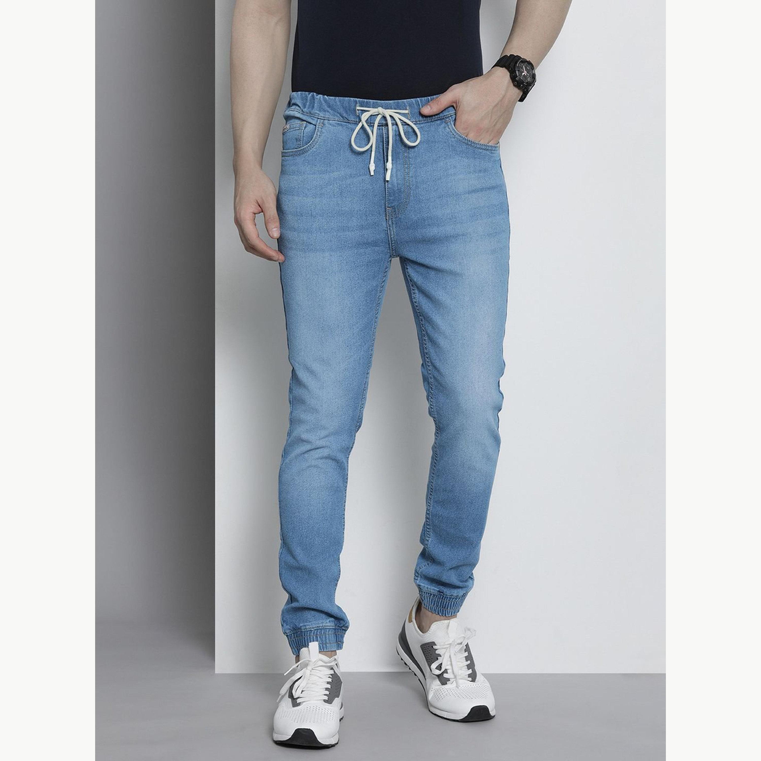The Indian Garage Co X Styli Men Slim Fit Solid Jogger Jeans-men-clothing-bottoms-jeans-image-1
