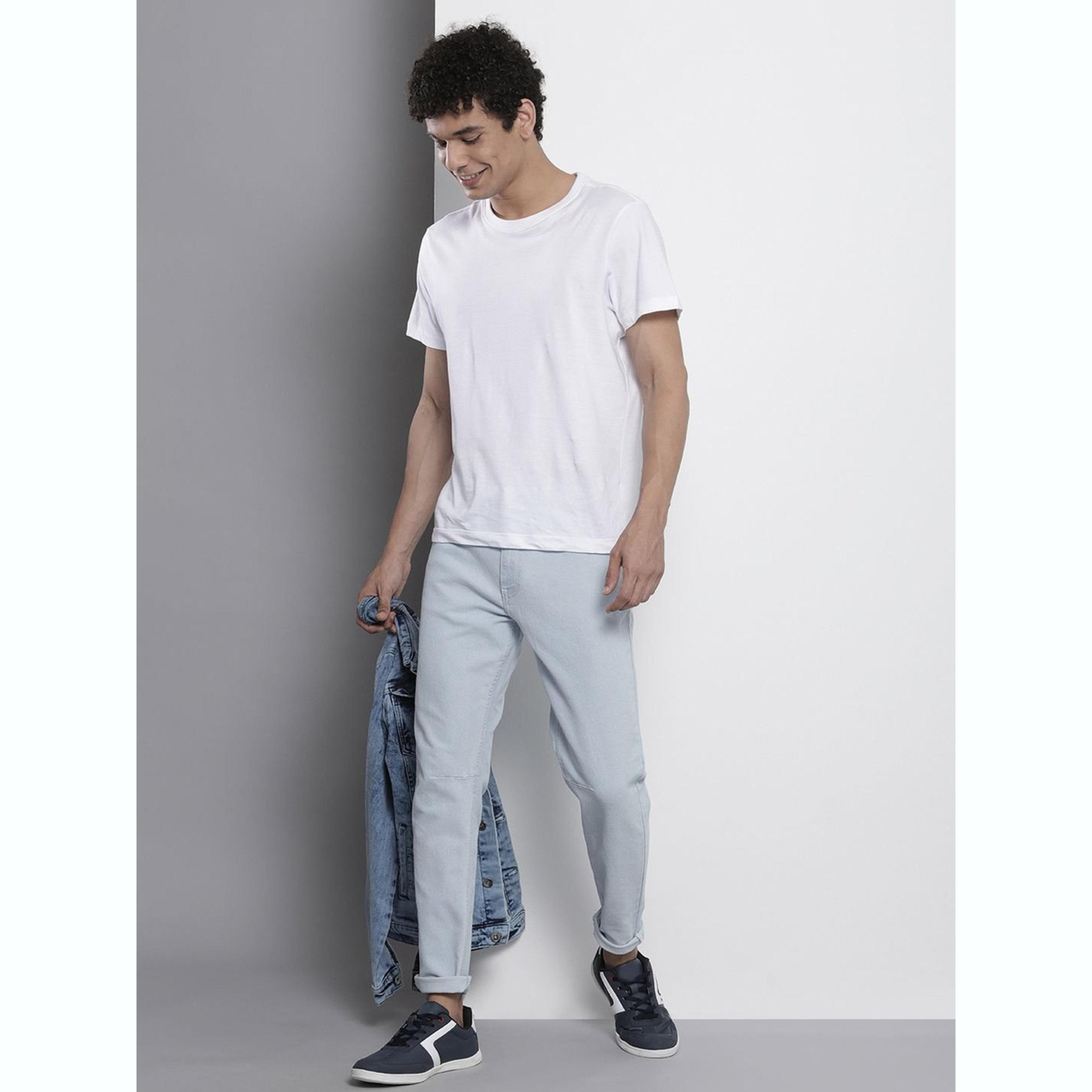 The Indian Garage Co X Styli Men Carrot Fit Solid Jeans-men-clothing-bottoms-jeans-image-2