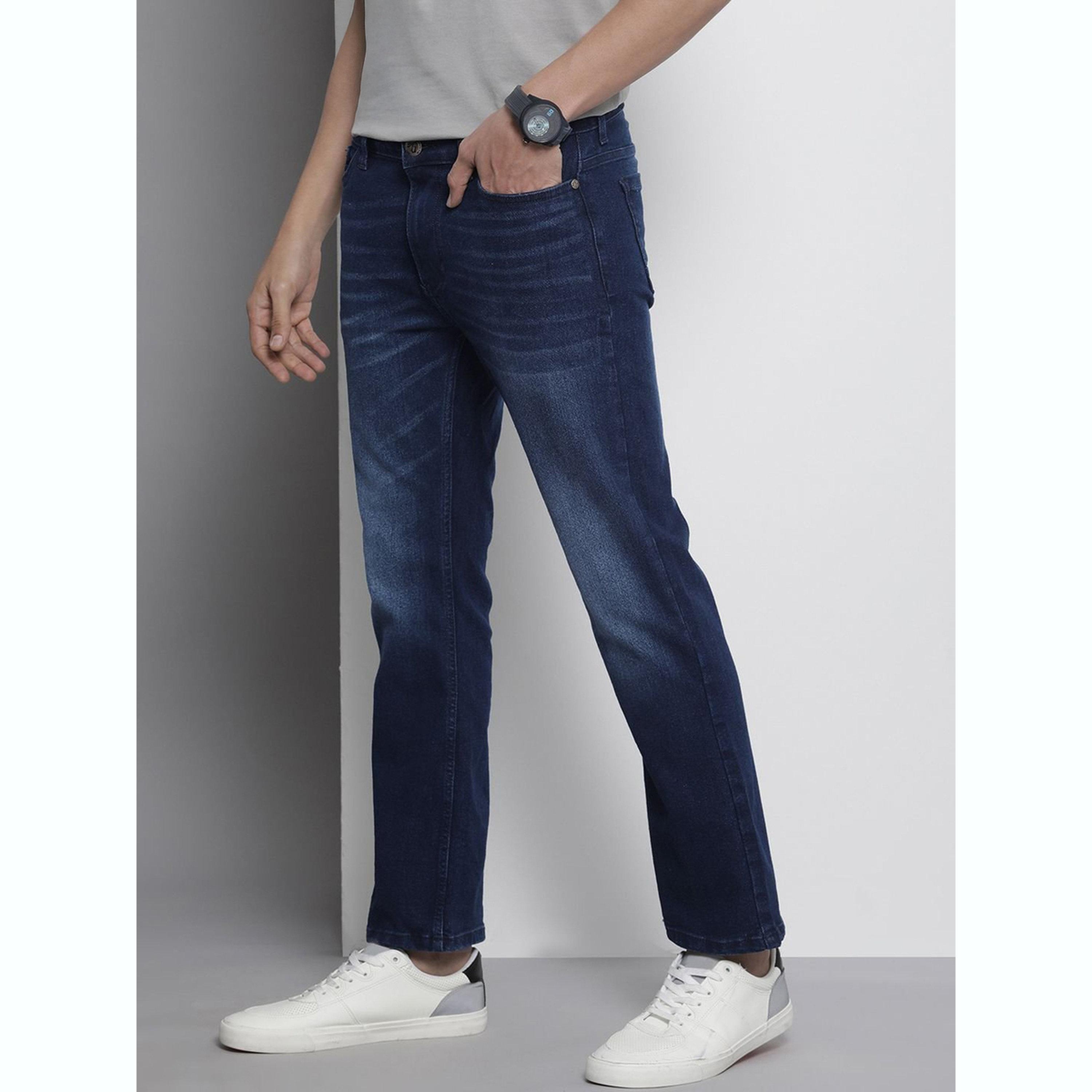 The Indian Garage Co X Styli Men Bootcut Fit Solid Jeans-men-clothing-bottoms-jeans-image-5