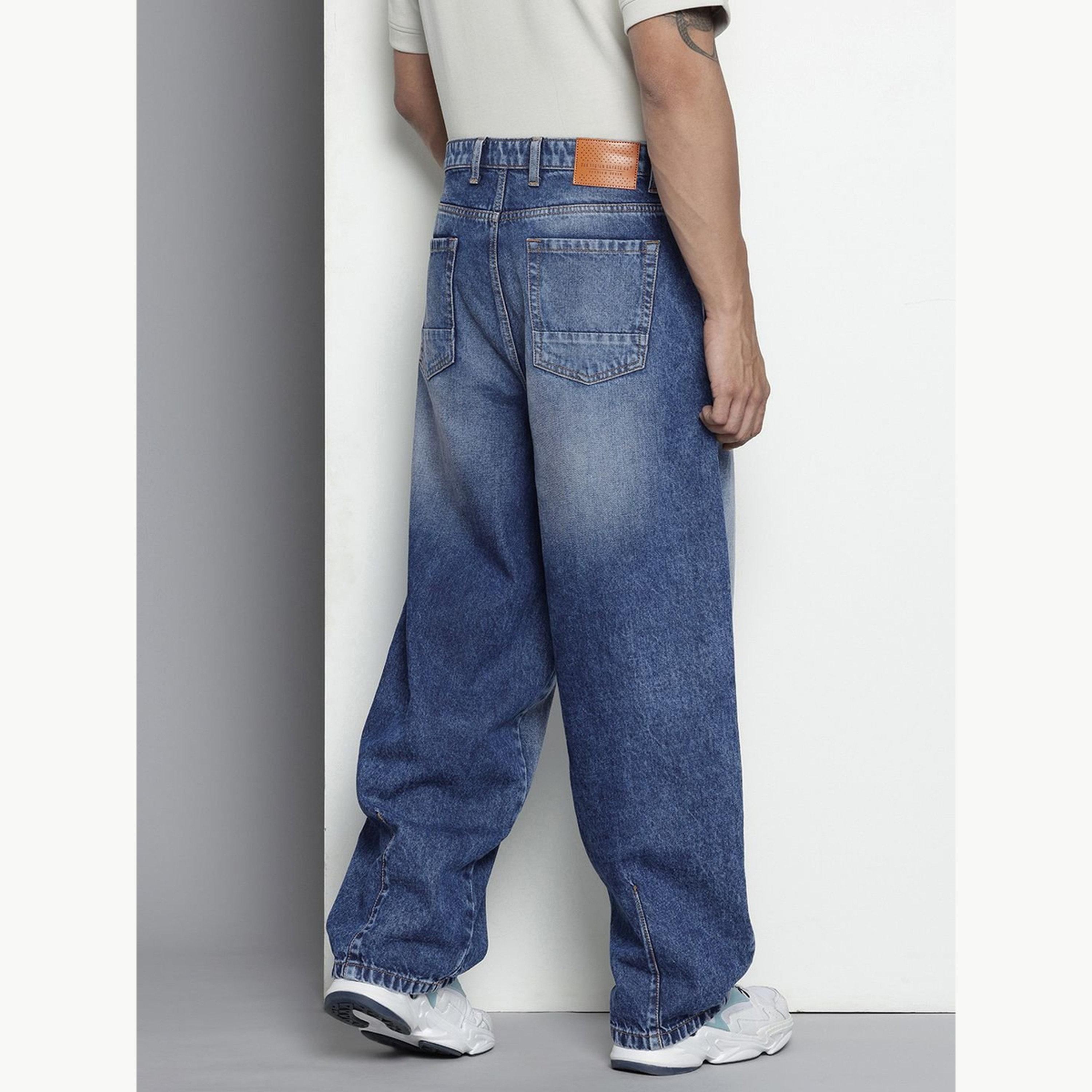 The Indian Garage Co X Styli Men Skater Fit Solid Jeans-men-clothing-bottoms-jeans-image-4