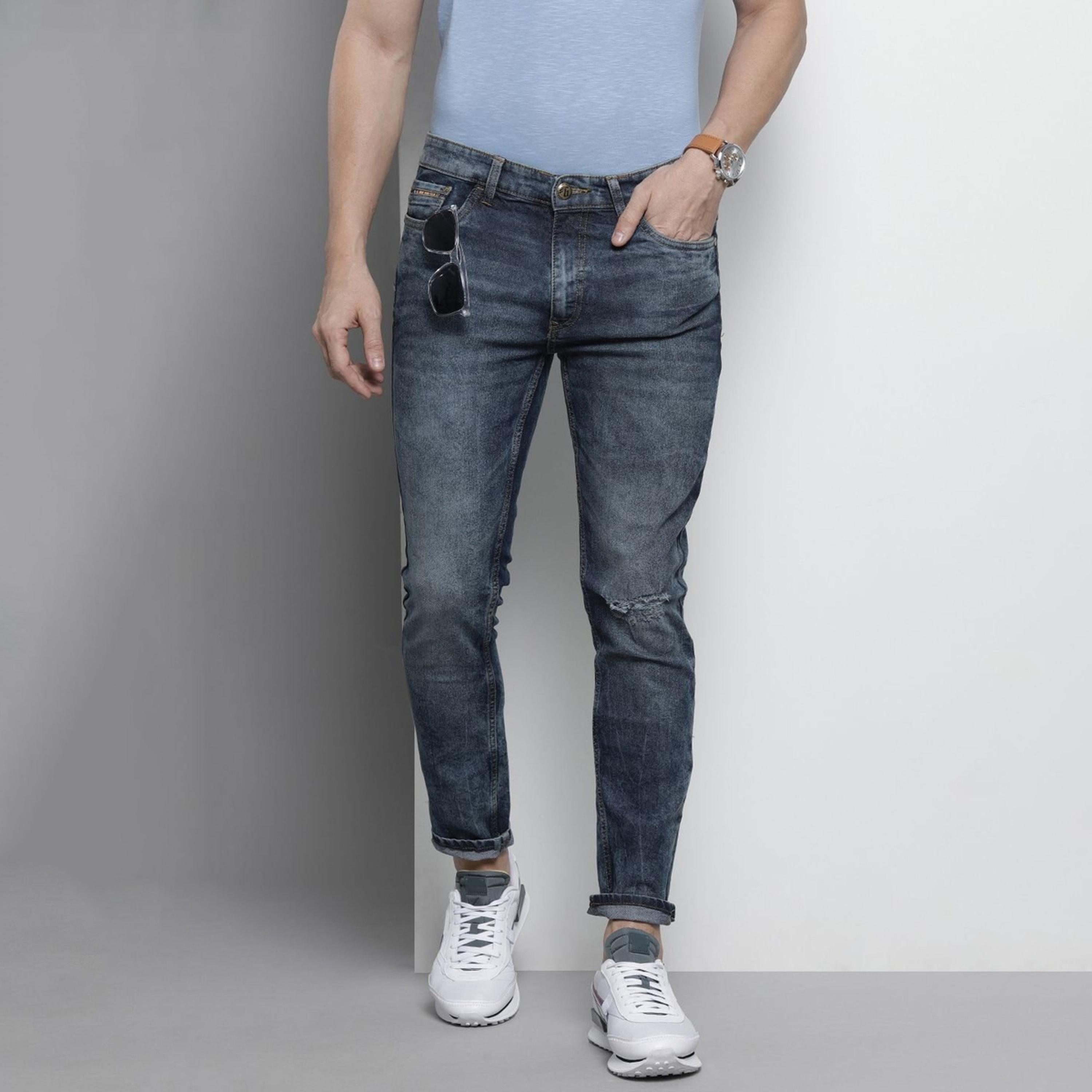 جينز بقصة ضيقة سادة-men-clothing-bottoms-jeans-image-1