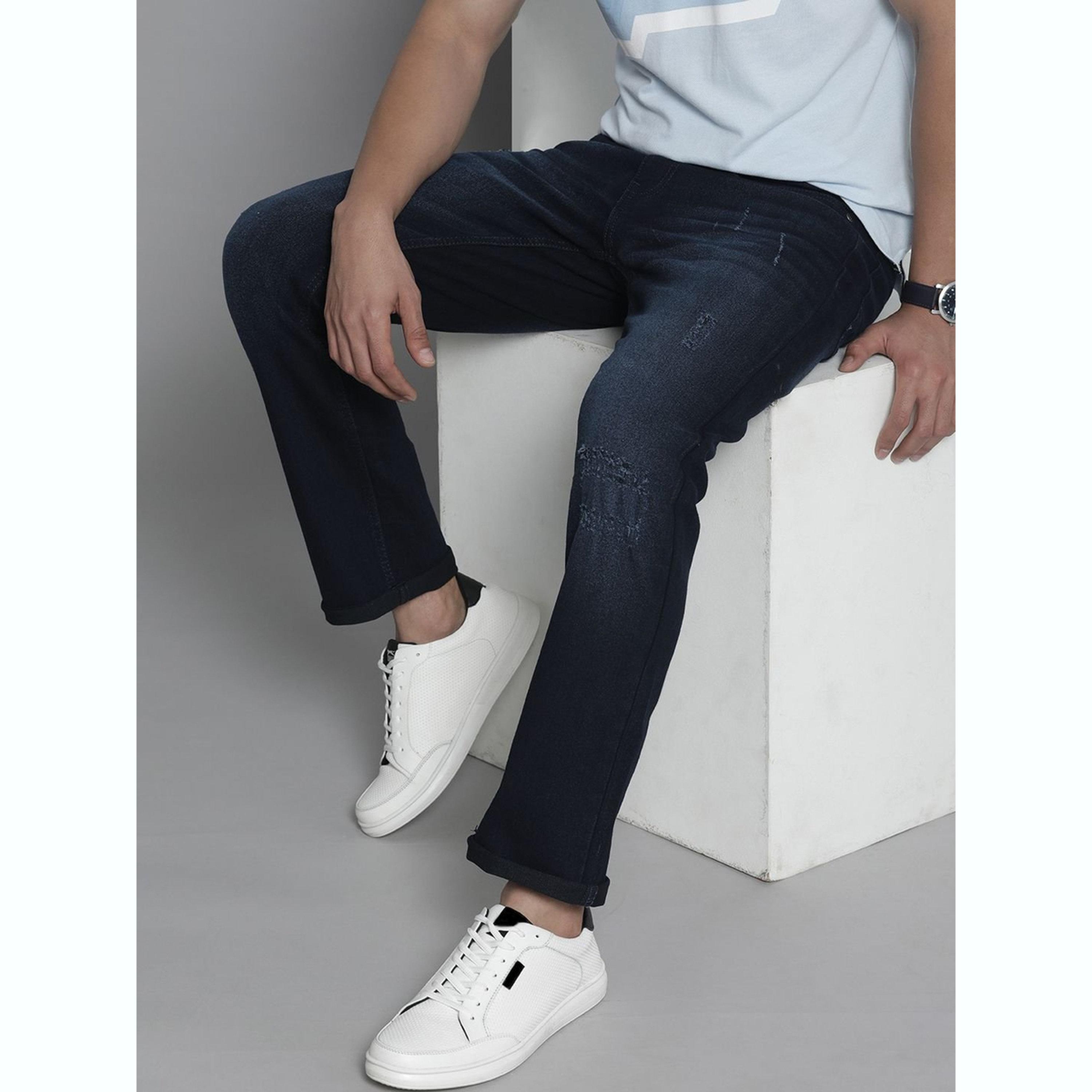 جينز بقصة مستقيمة ضيقة سادة-men-clothing-bottoms-jeans-image-5