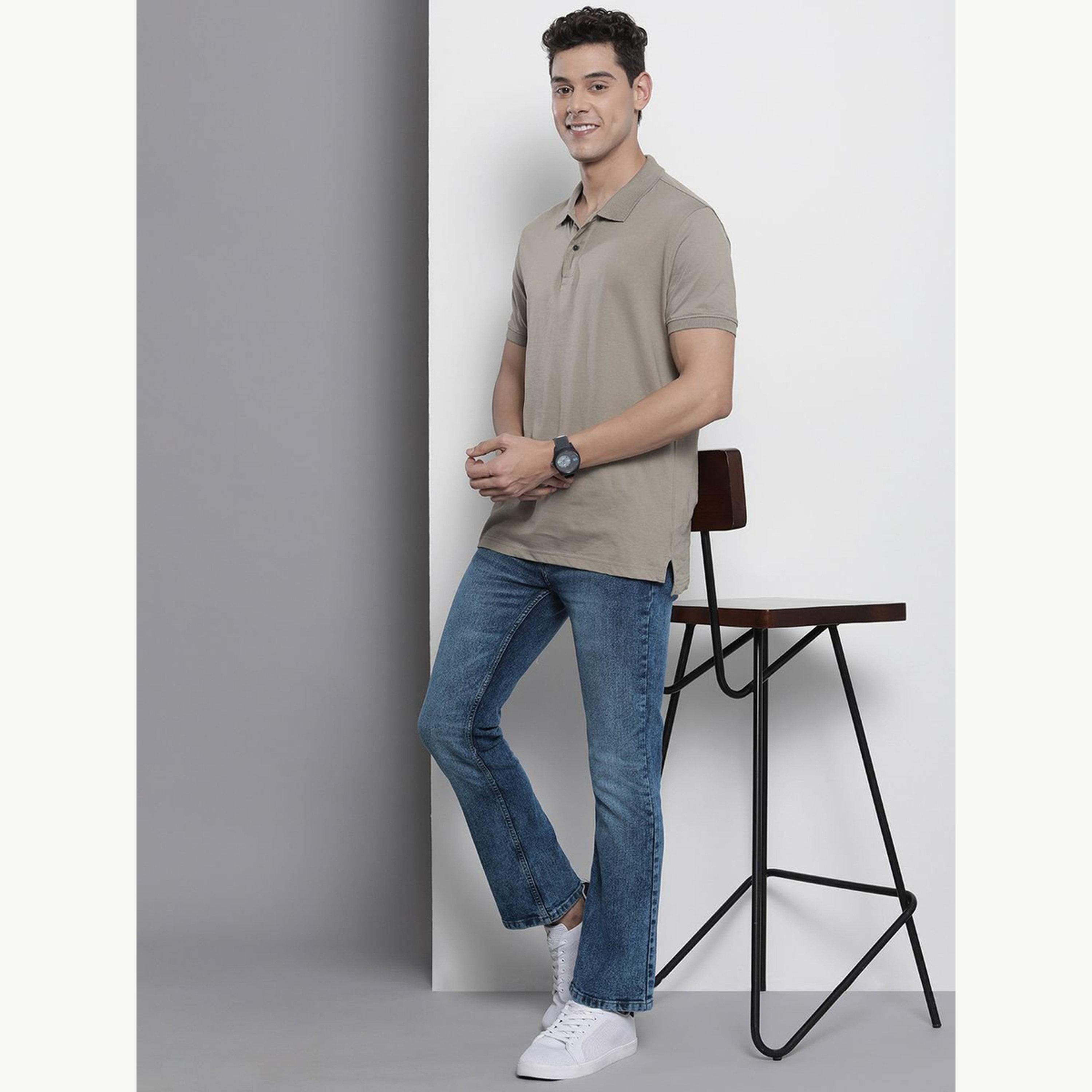 The Indian Garage Co X Styli Men Bootcut Fit Solid Jeans-men-clothing-bottoms-jeans-image-2