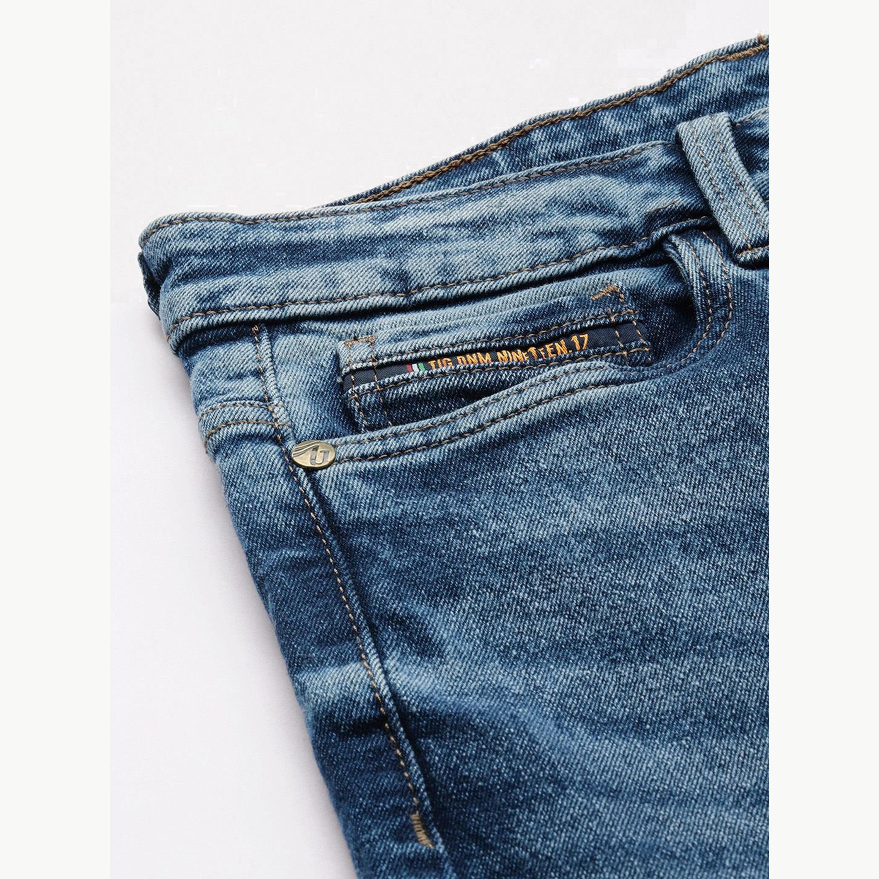The Indian Garage Co X Styli Men Bootcut Fit Solid Jeans-men-clothing-bottoms-jeans-image-6