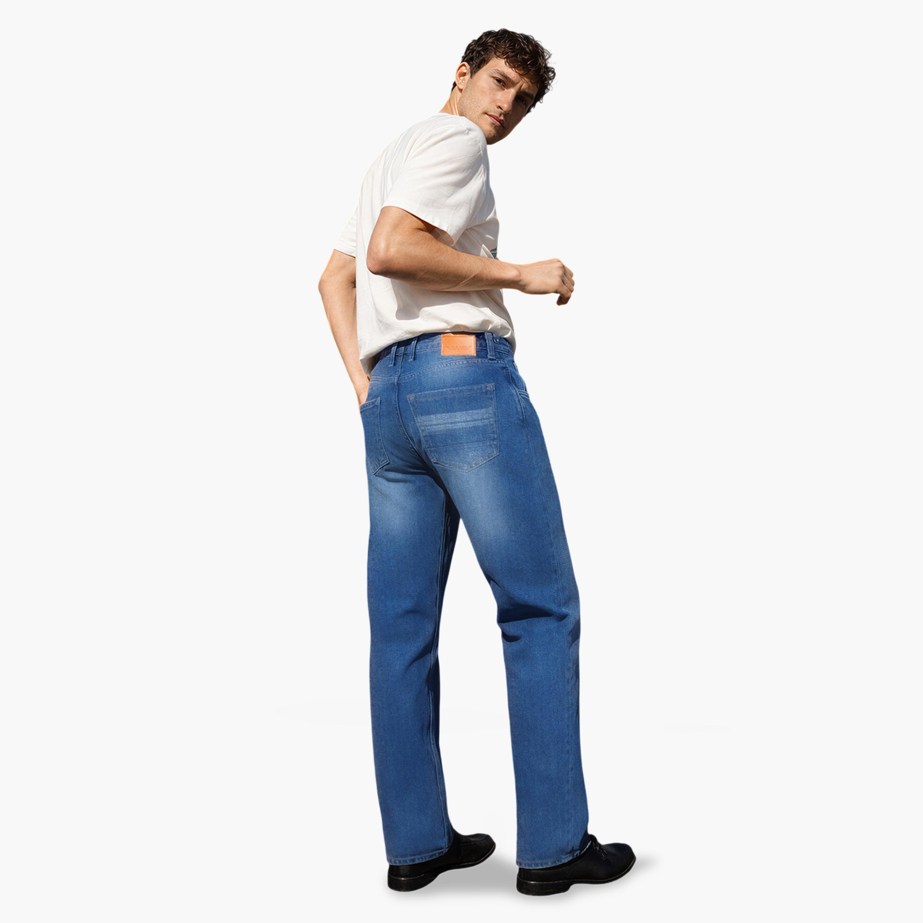 The Indian Garage Co X Styli Blue Slim Fit Faded Jeans-men-clothing-jeans-image-6