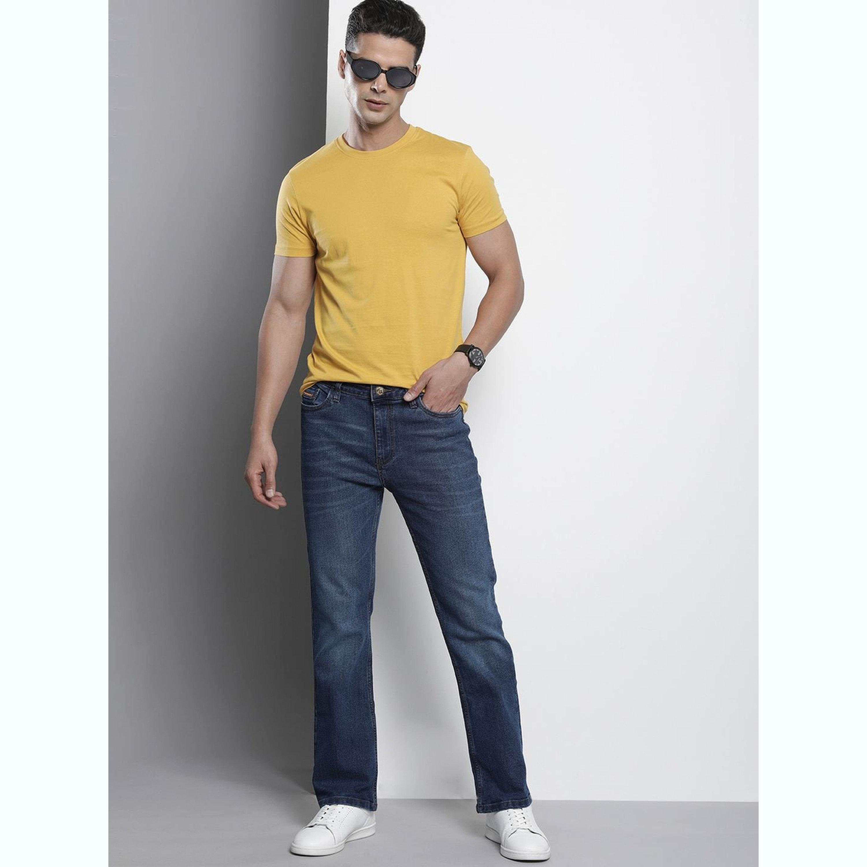 جينز بقصة بوت كات سادة-men-clothing-bottoms-jeans-image-2