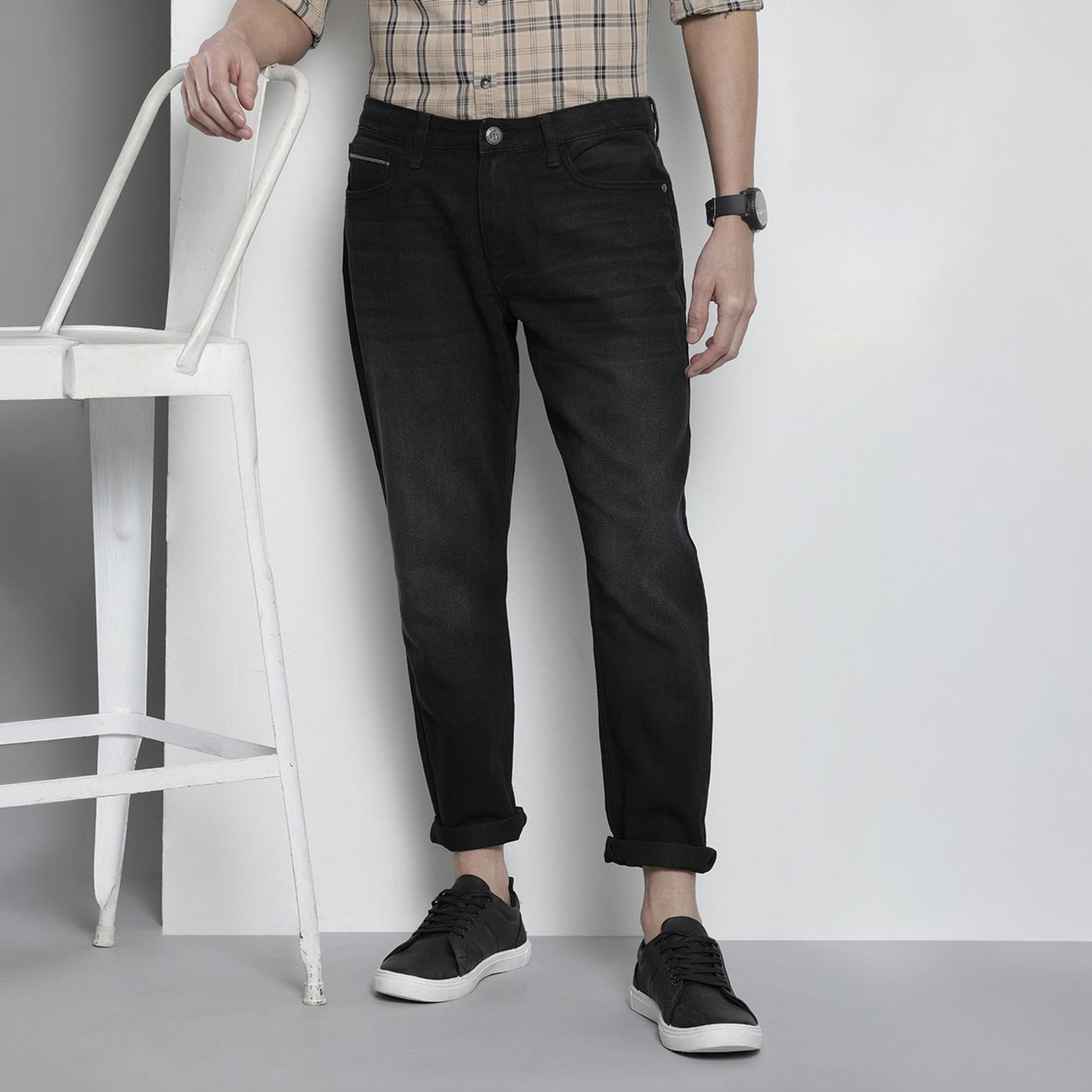 جينز بقصة داد فيت سادة-men-clothing-bottoms-jeans-image-1