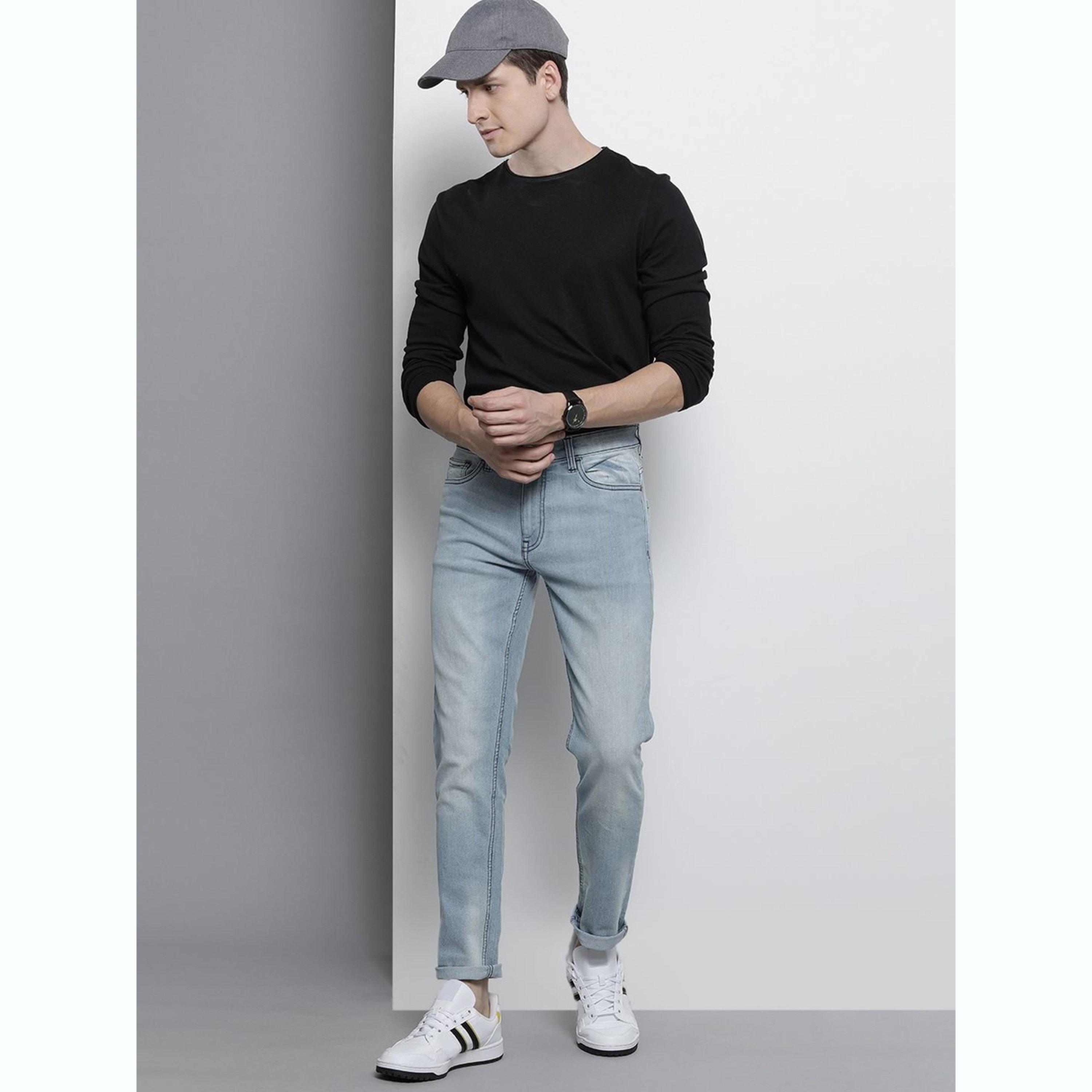 جينز بقصة ضيقة ومطبع-men-clothing-bottoms-jeans-image-2