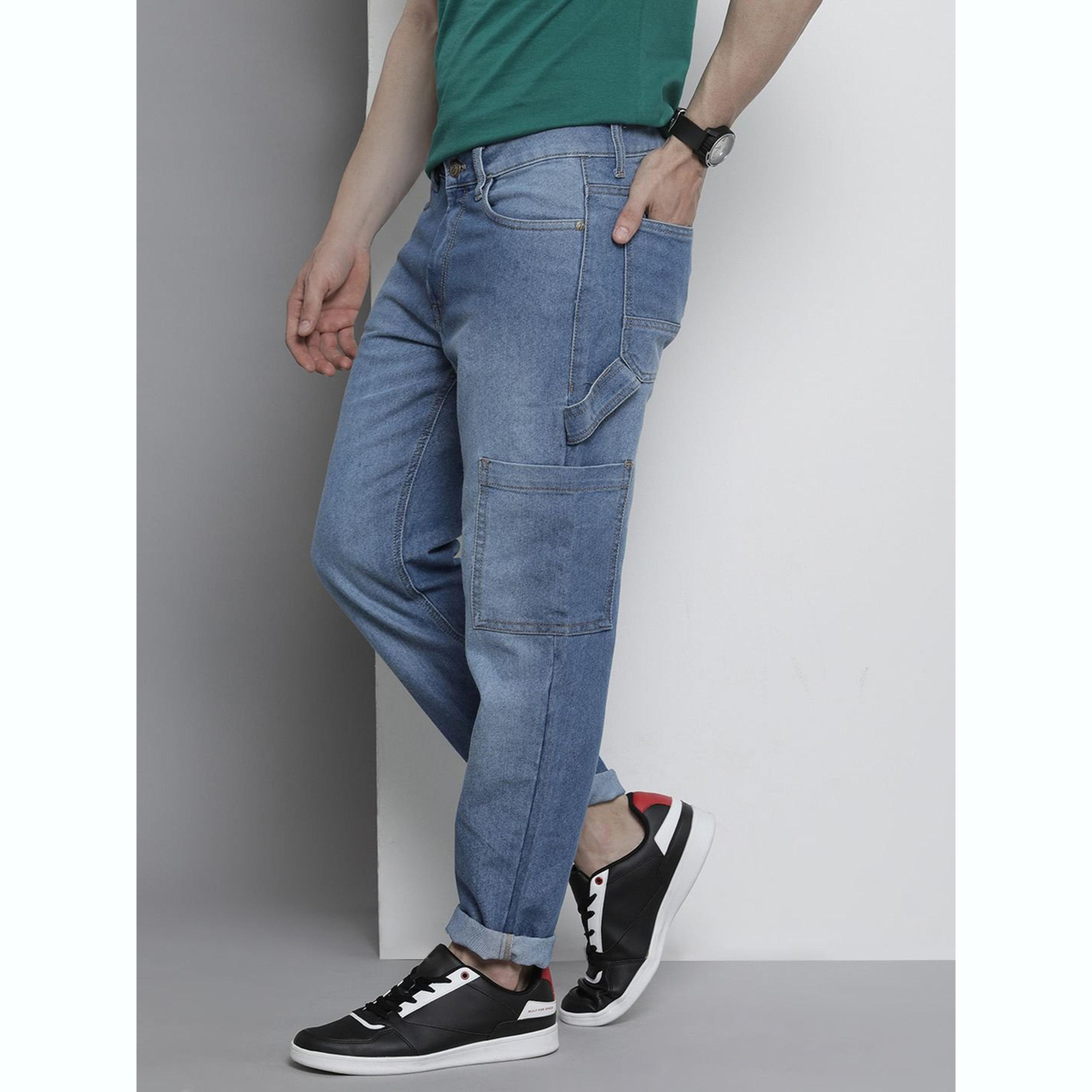 جينز كارغو بجيوب ونمط كاربنتر-men-clothing-bottoms-jeans-image-5