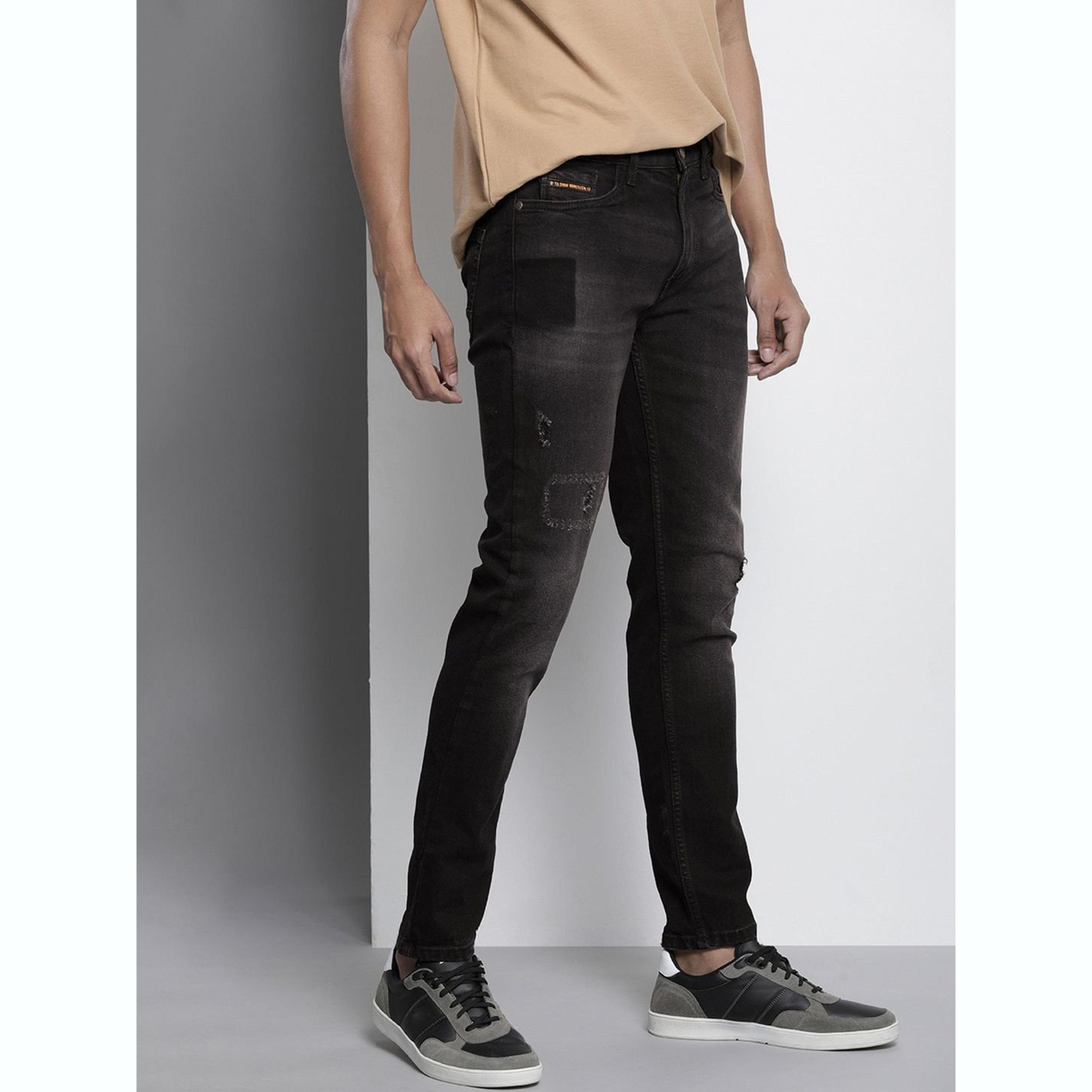 جينز بقصة ضيقة وتفاصيل طرطشة طلاء-men-clothing-bottoms-jeans-image-5