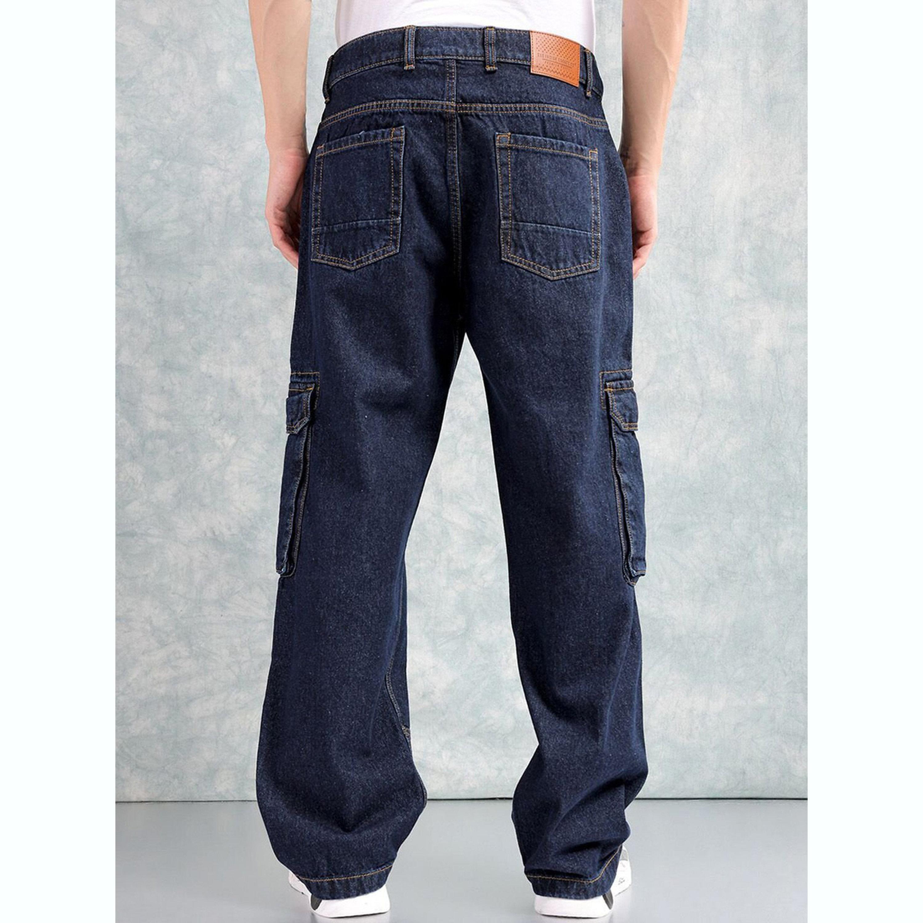 جينز بقصة مريحة وتفاصيل ممزقة-men-clothing-bottoms-jeans-image-3