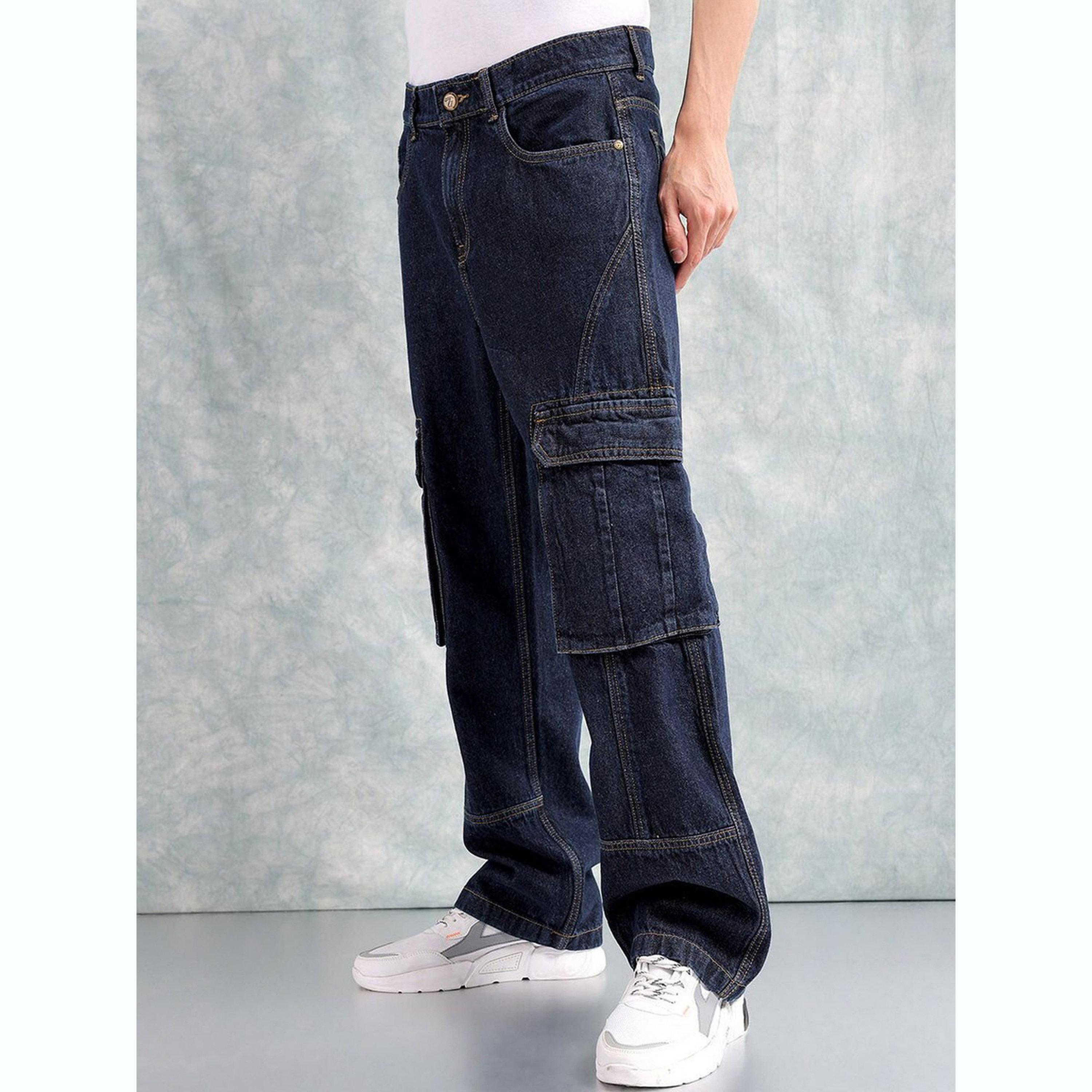 جينز بقصة مريحة وتفاصيل ممزقة-men-clothing-bottoms-jeans-image-5
