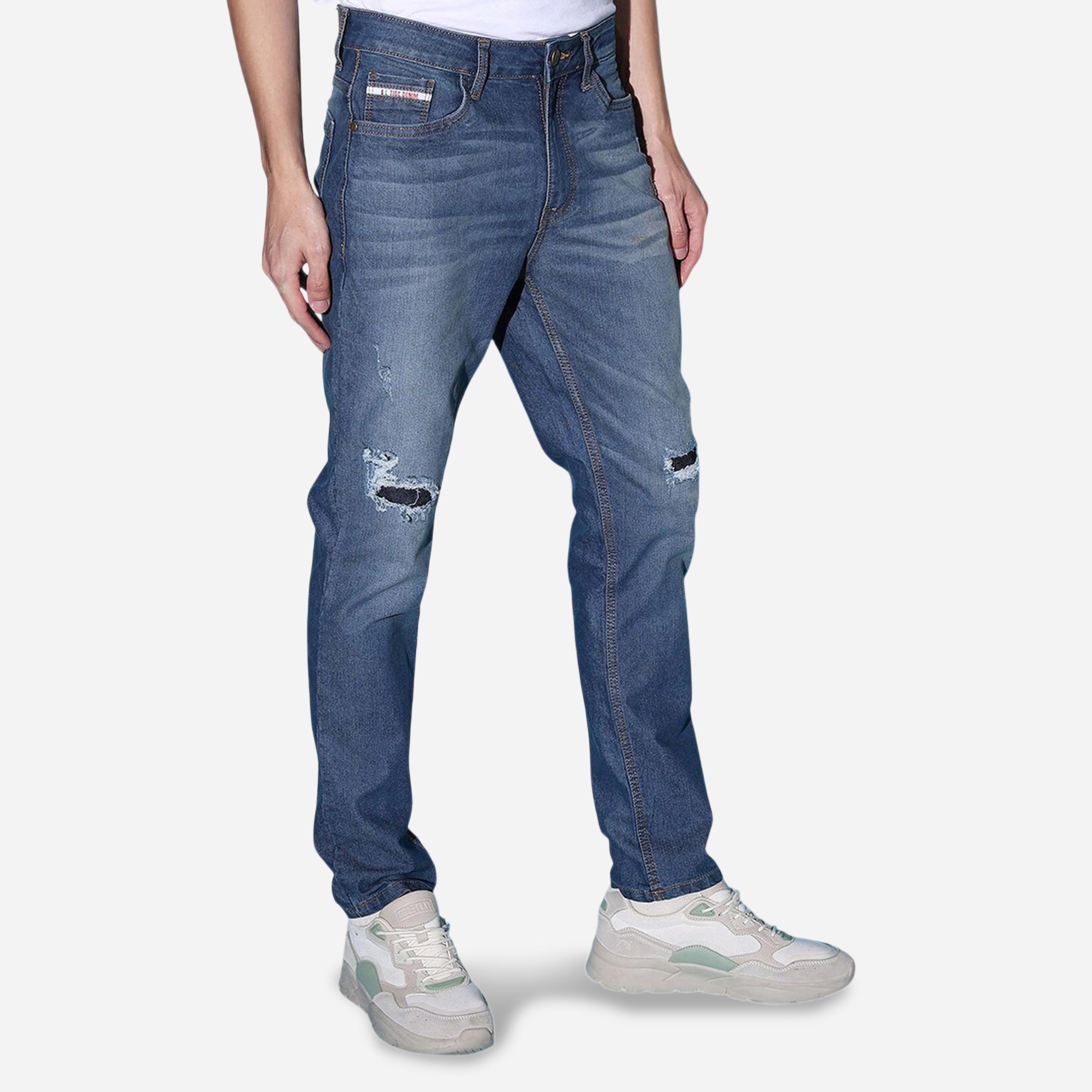 The Indian Garage Co X Styli Men Slim Fit Solid Jeans-men-clothing-bottoms-jeans-image-5