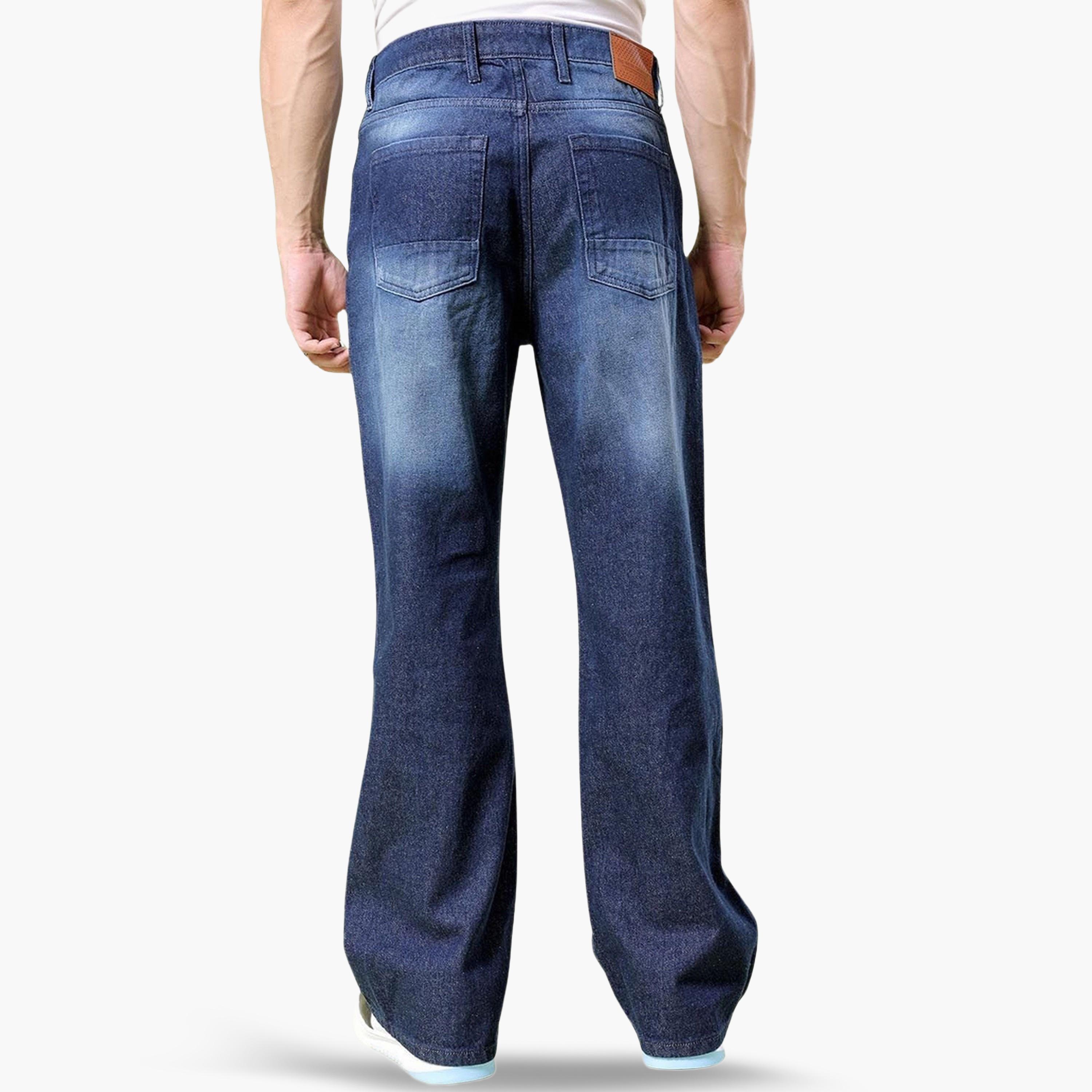 جينز بقصة بوت كات واسعة سادة-men-clothing-bottoms-jeans-image-3