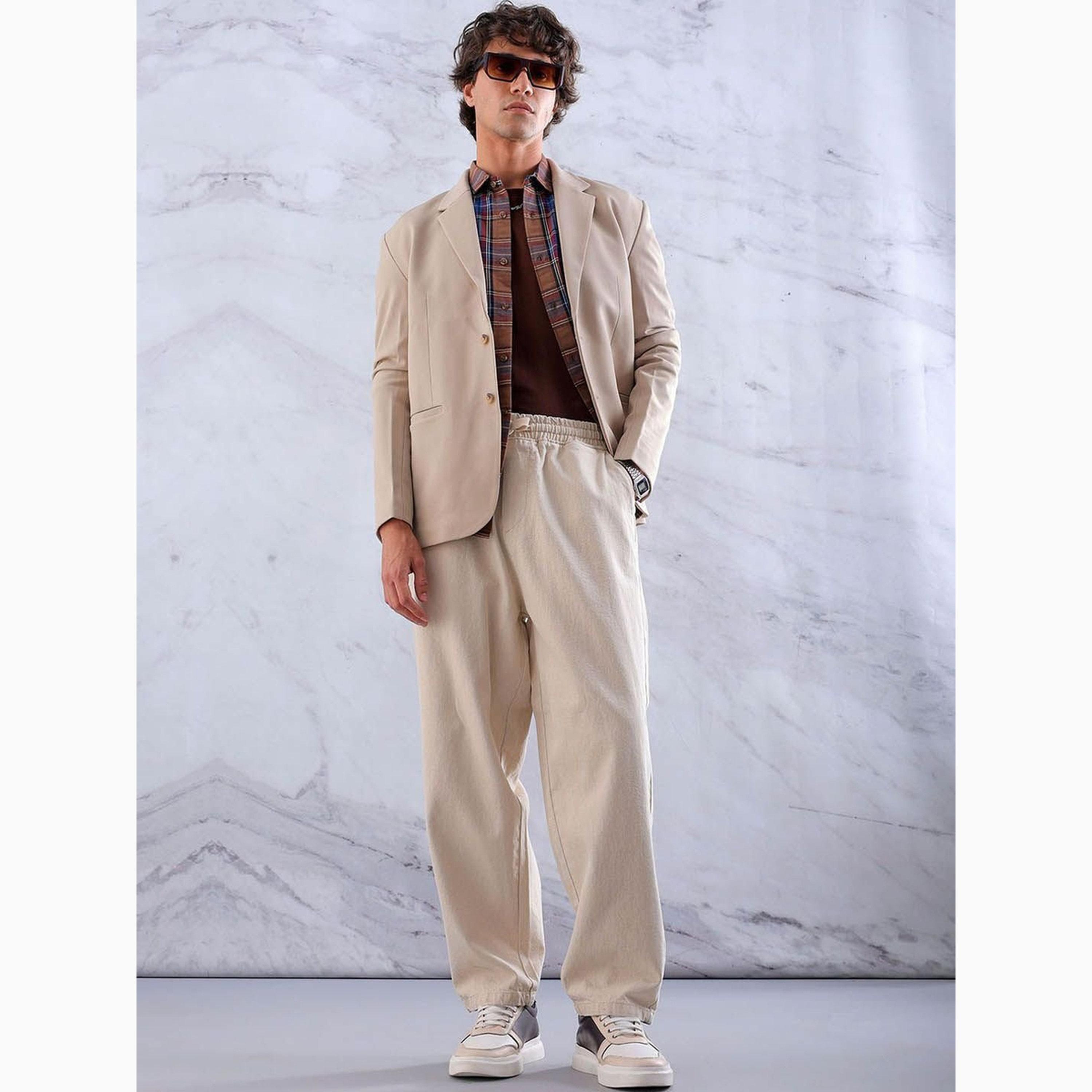 The Indian Garage Co X Styli Men Barrel Loose Fit Solid Jeans-men-clothing-bottoms-jeans-image-2