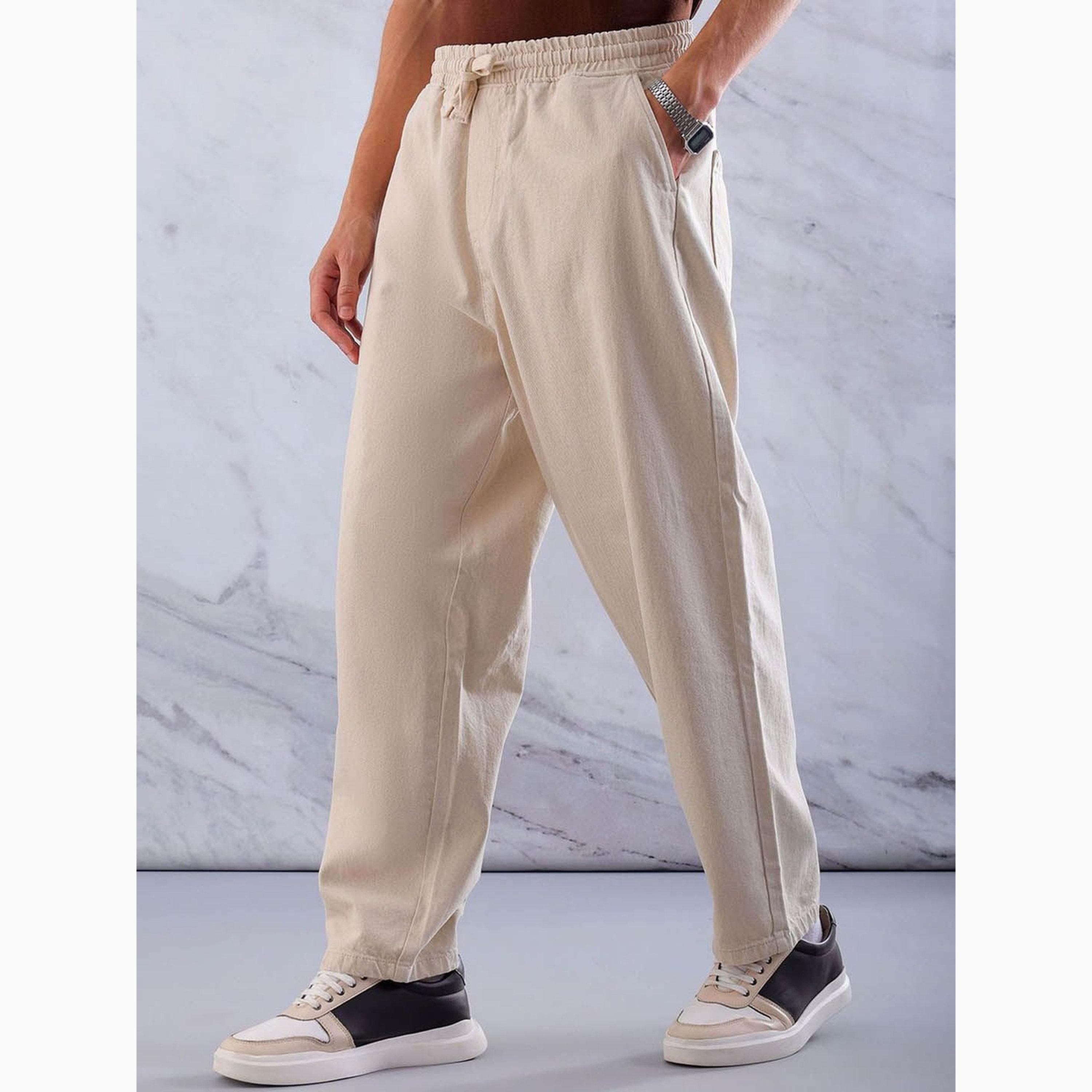 The Indian Garage Co X Styli Men Barrel Loose Fit Solid Jeans-men-clothing-bottoms-jeans-image-3