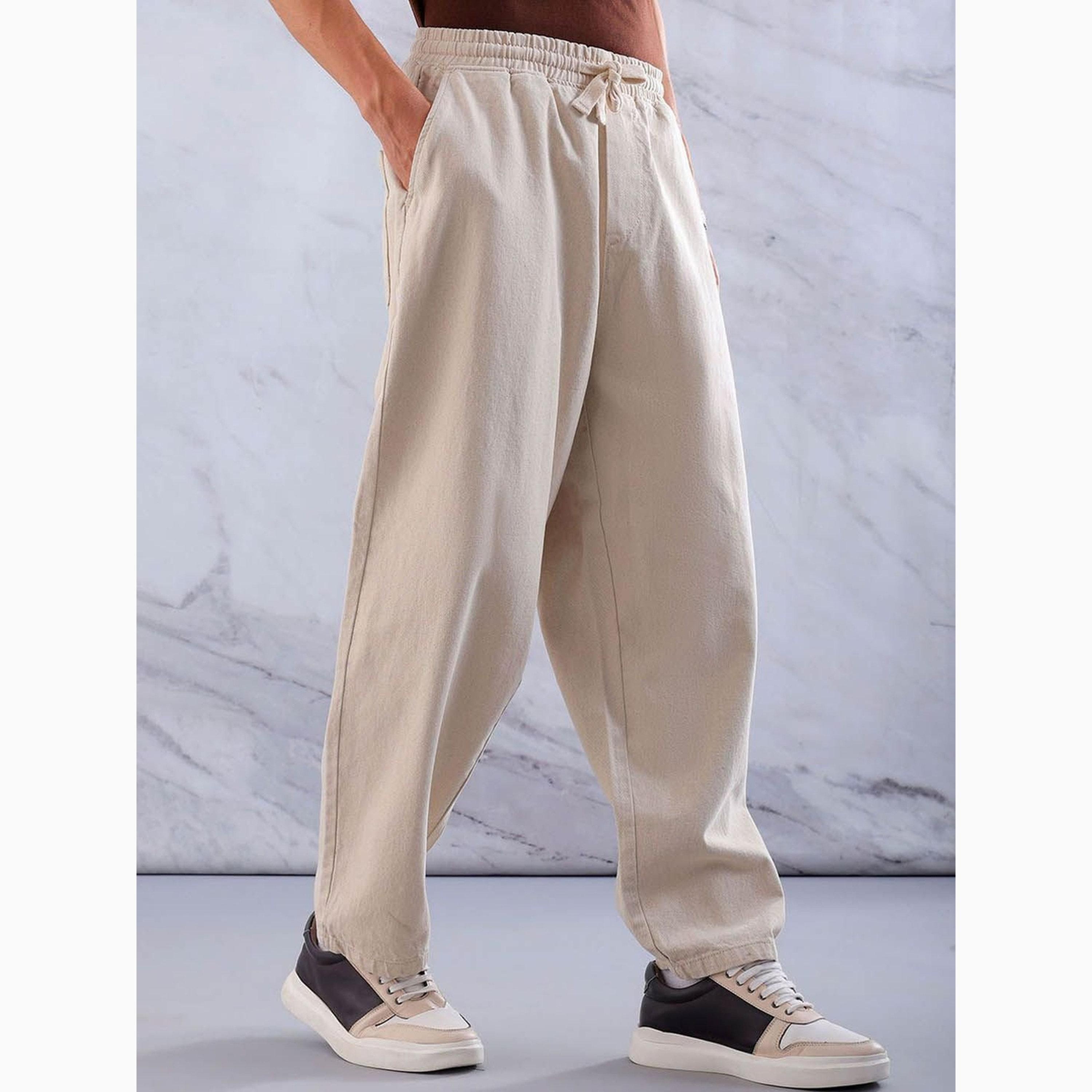 The Indian Garage Co X Styli Men Barrel Loose Fit Solid Jeans-men-clothing-bottoms-jeans-image-4