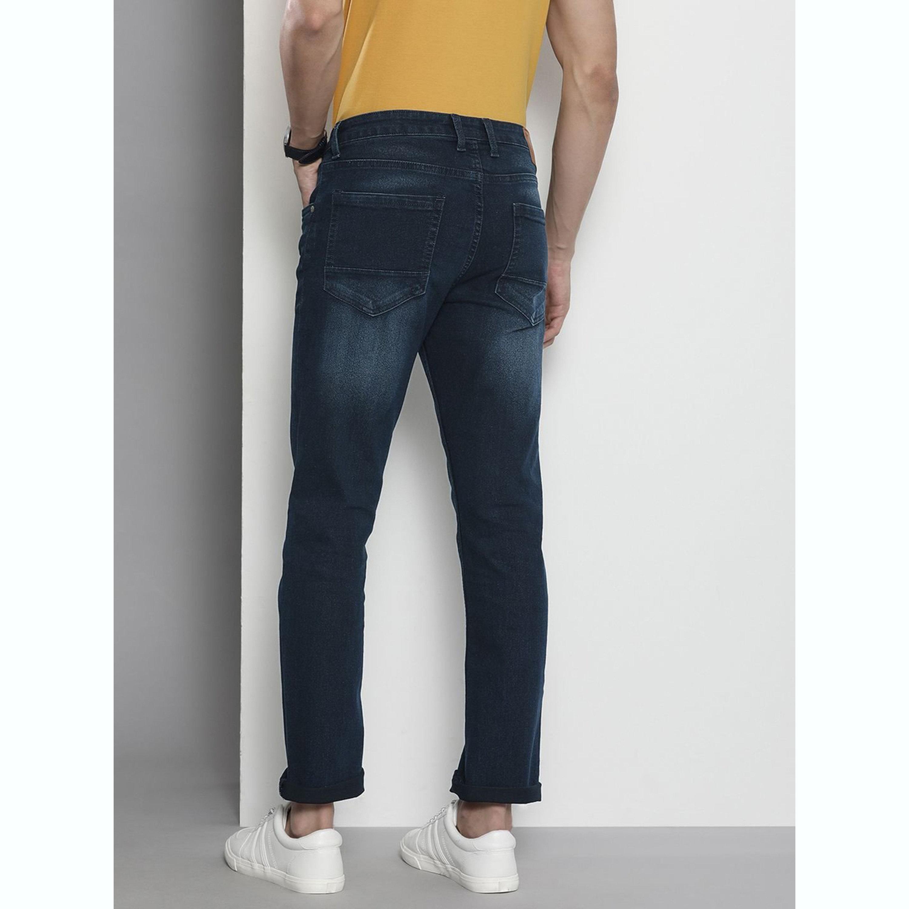 The Indian Garage Co X Styli Men Slim Straight Fit Solid Jeans-men-clothing-bottoms-jeans-image-3
