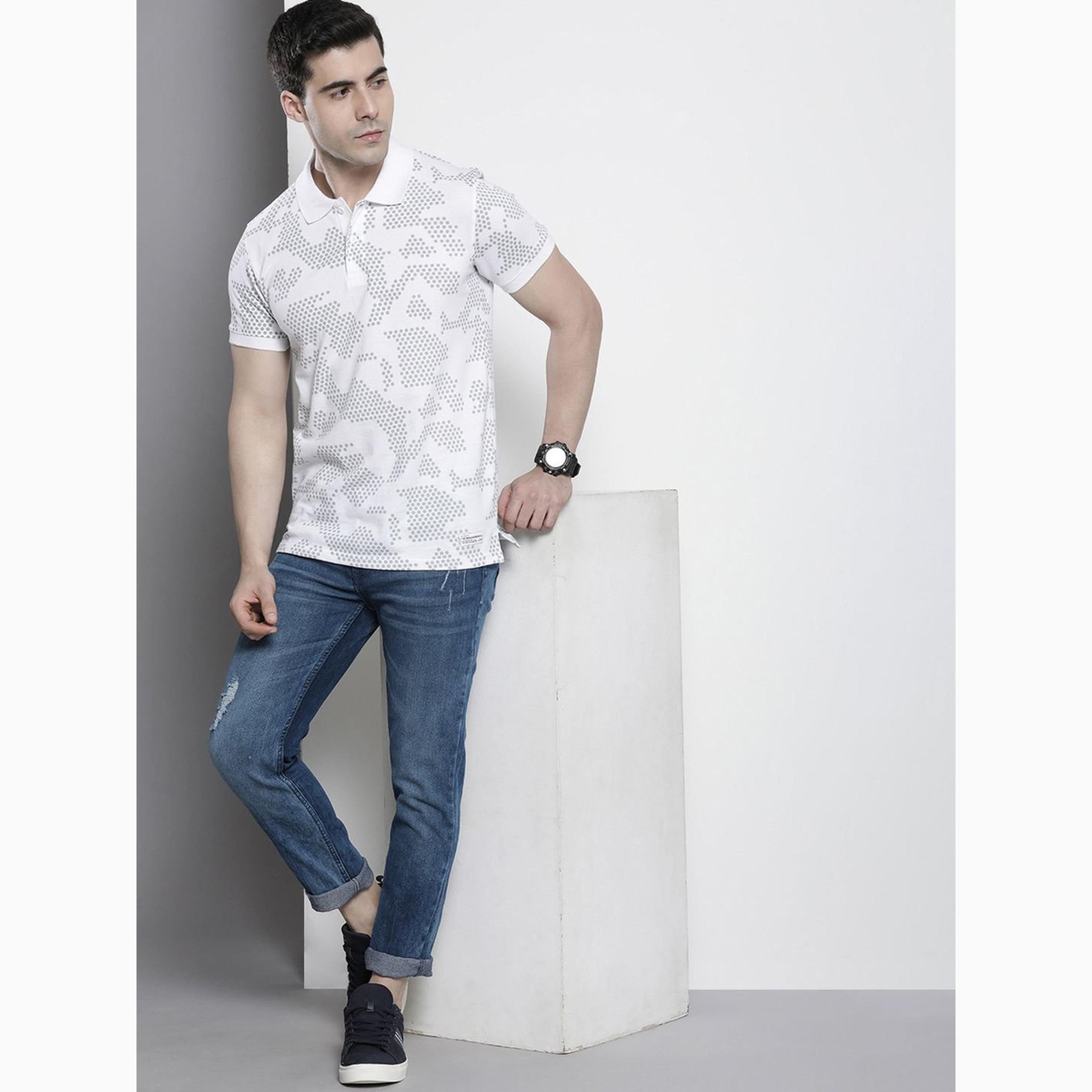 بنطال جينز بلون سادة وقصة ضيقة للرجال-men-clothing-bottoms-jeans-image-2