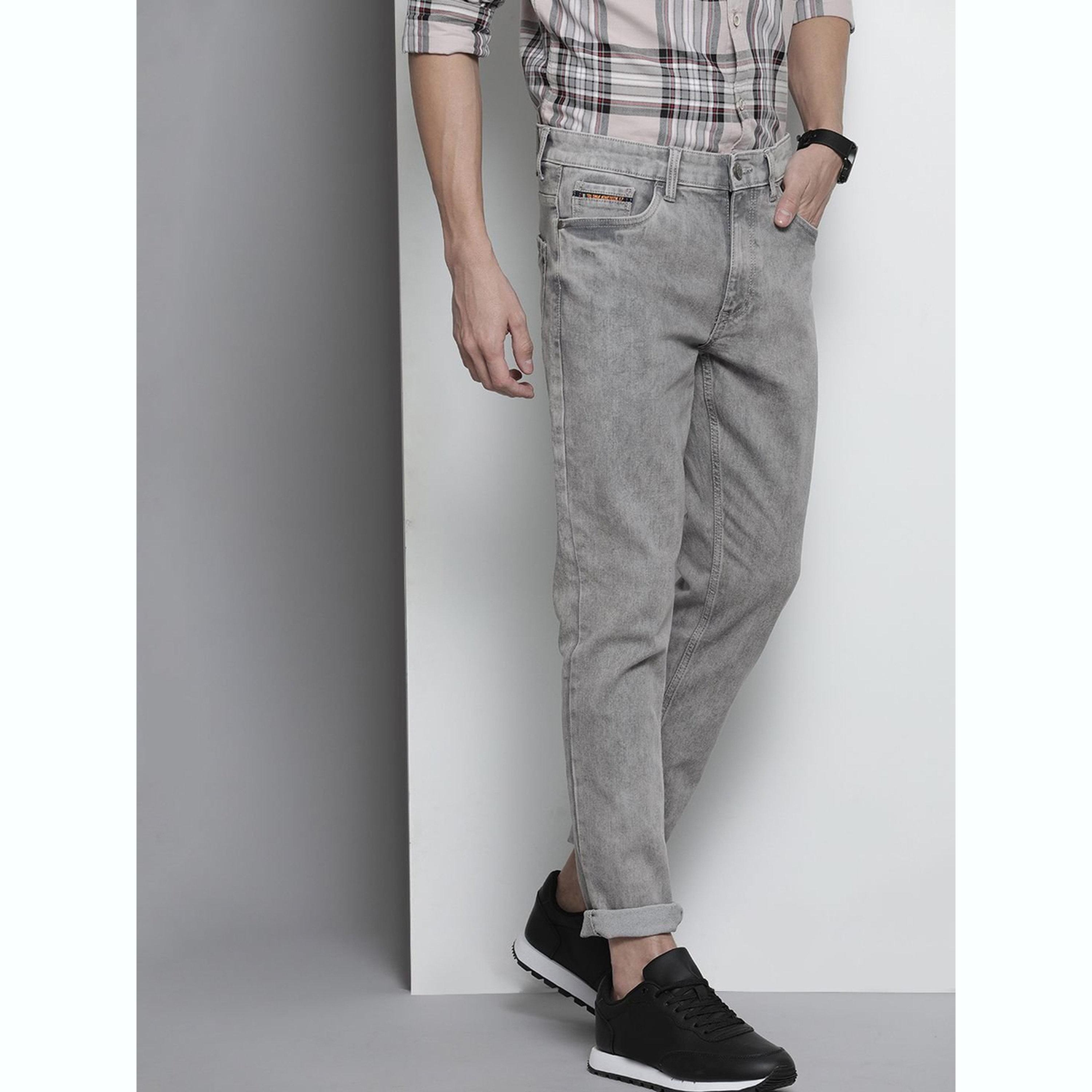 The Indian Garage Co X Styli Men Slim Fit Solid Jeans-men-clothing-bottoms-jeans-image-5