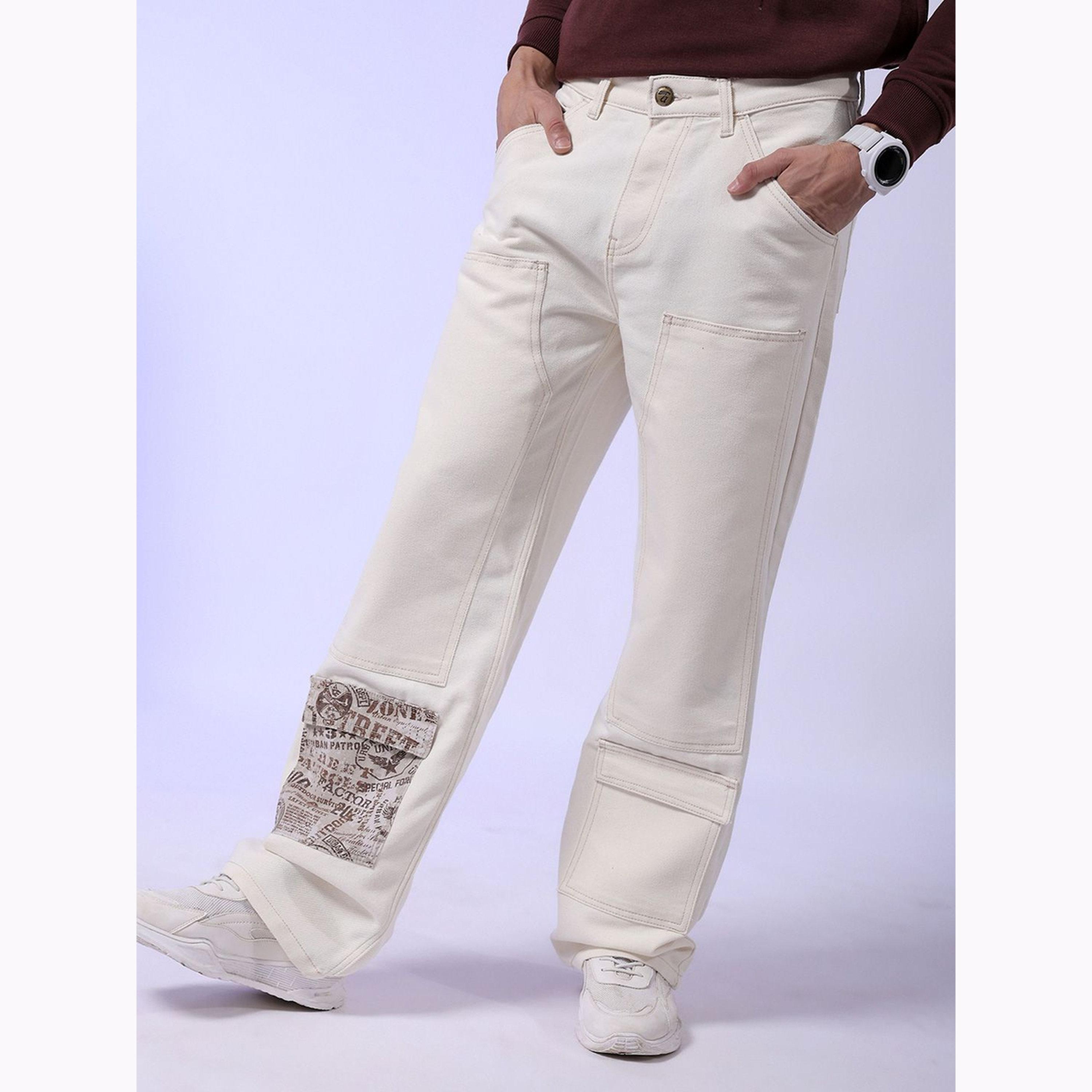 The Indian Garage Co X Styli Men Off-White Baggy Fit Jeans-men-clothing-bottoms-jeans-image-1
