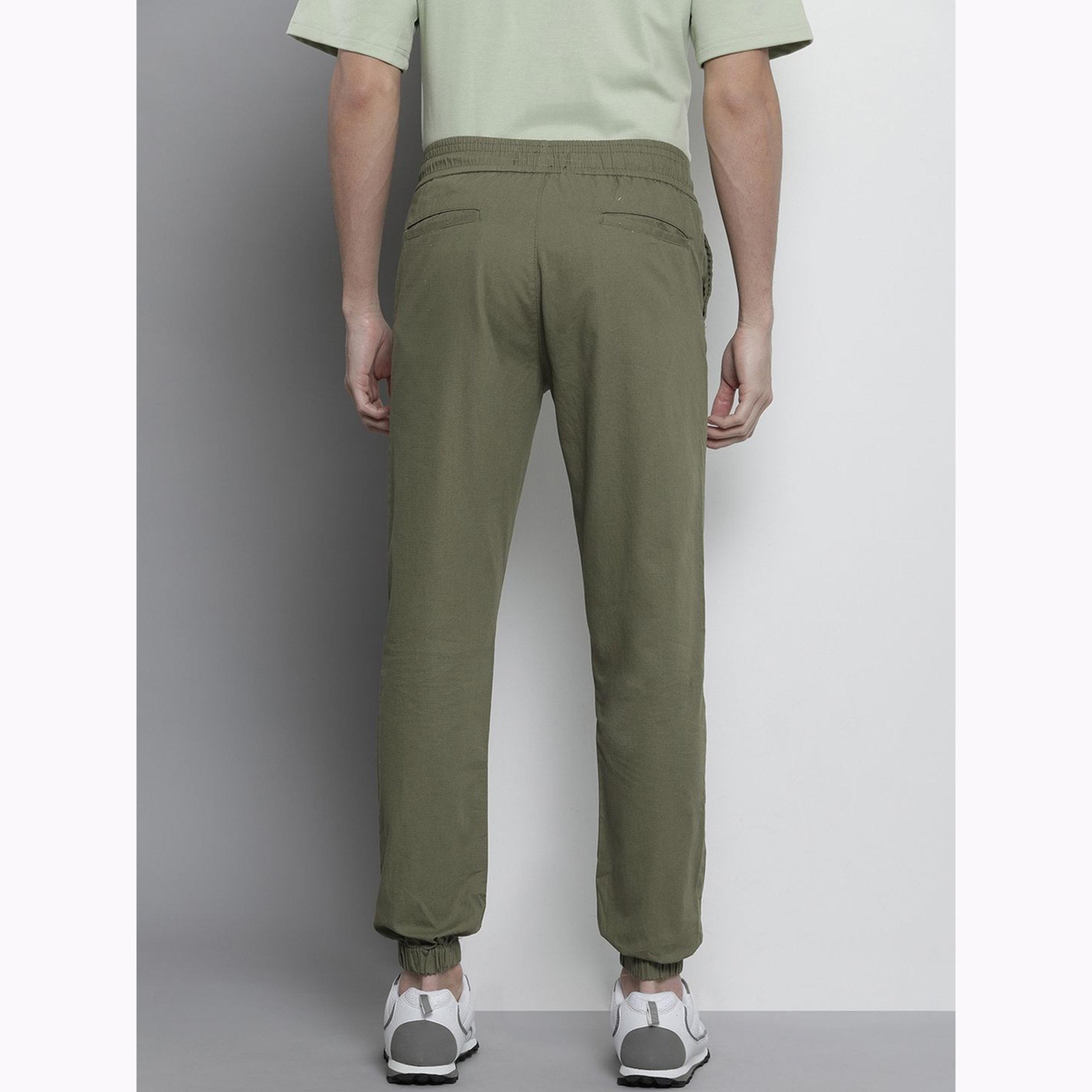جوغر سادة بقصة ضيقة للرجال-men-clothing-bottoms-joggers-image-3