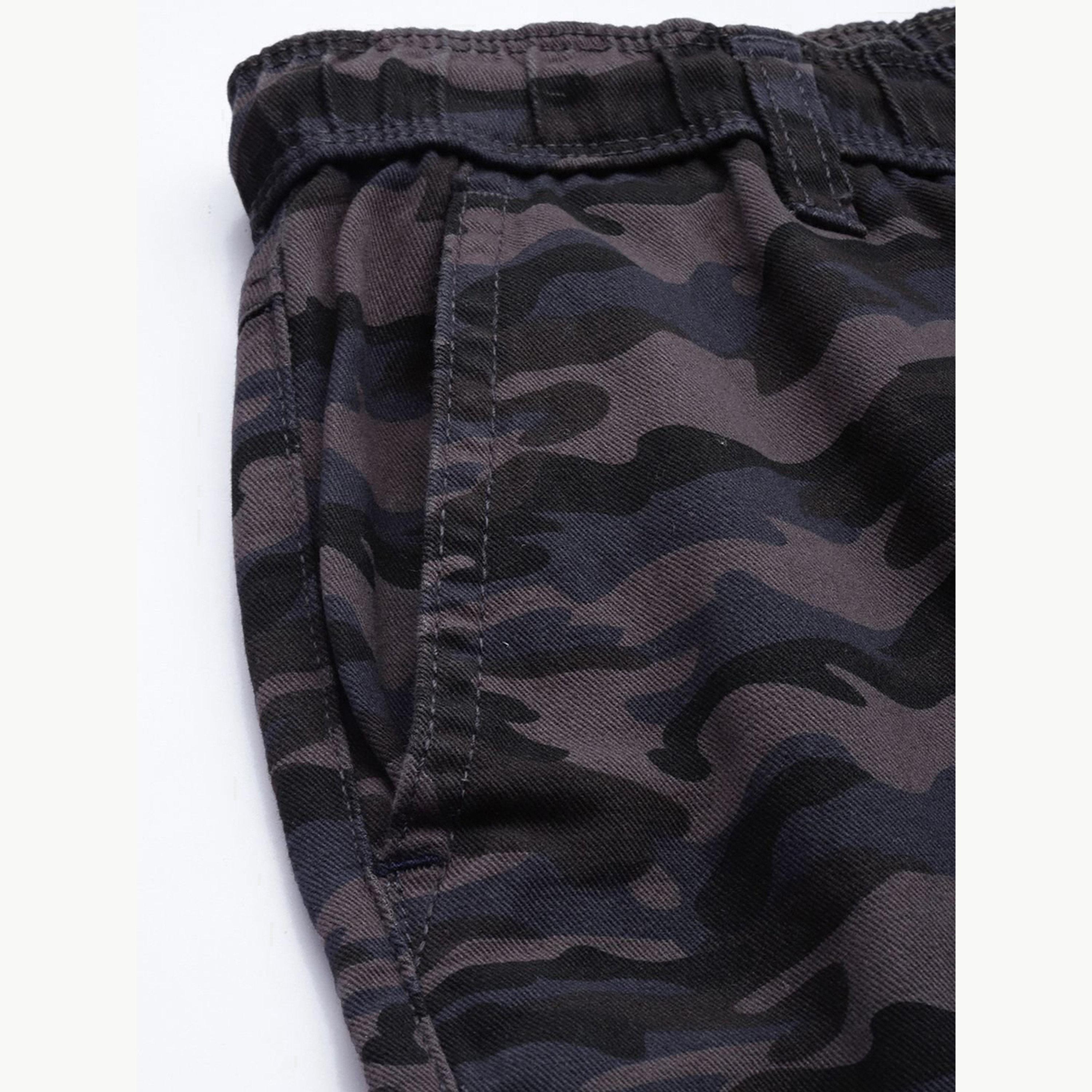 جوغر بطبعة تمويه وقصة ضيقة للرجال-men-clothing-bottoms-joggers-image-6