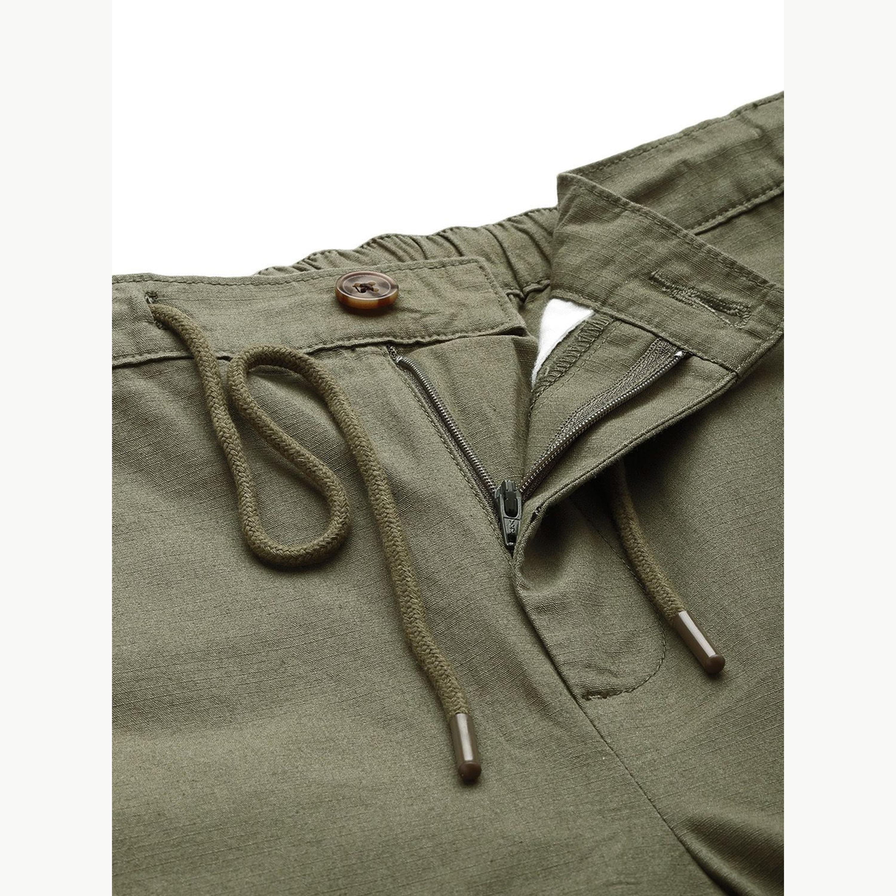 جوغر سادة بقصة عادية للرجال-men-clothing-bottoms-joggers-image-4