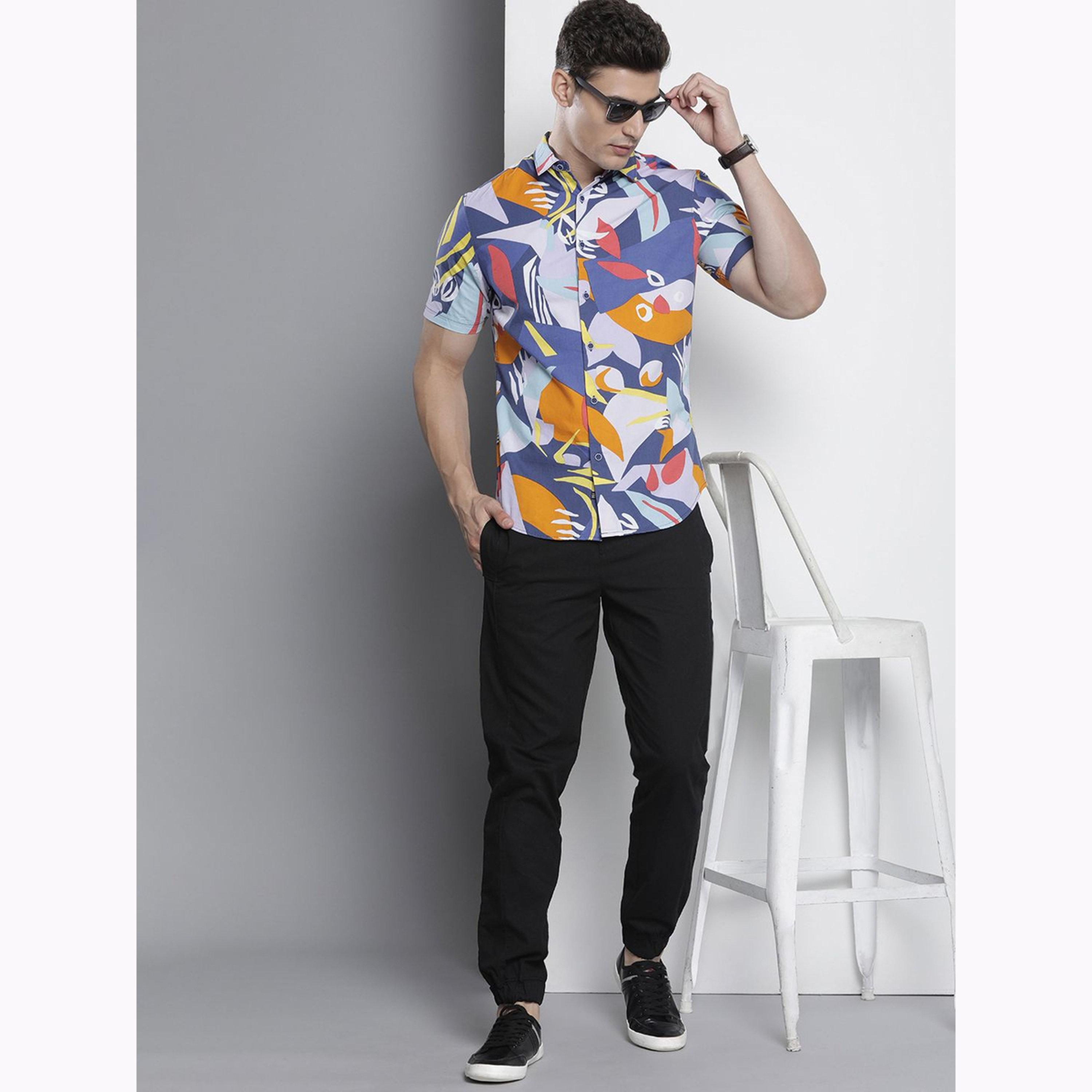 جوغر سادة بقصة عادية للرجال-men-clothing-bottoms-joggers-image-2