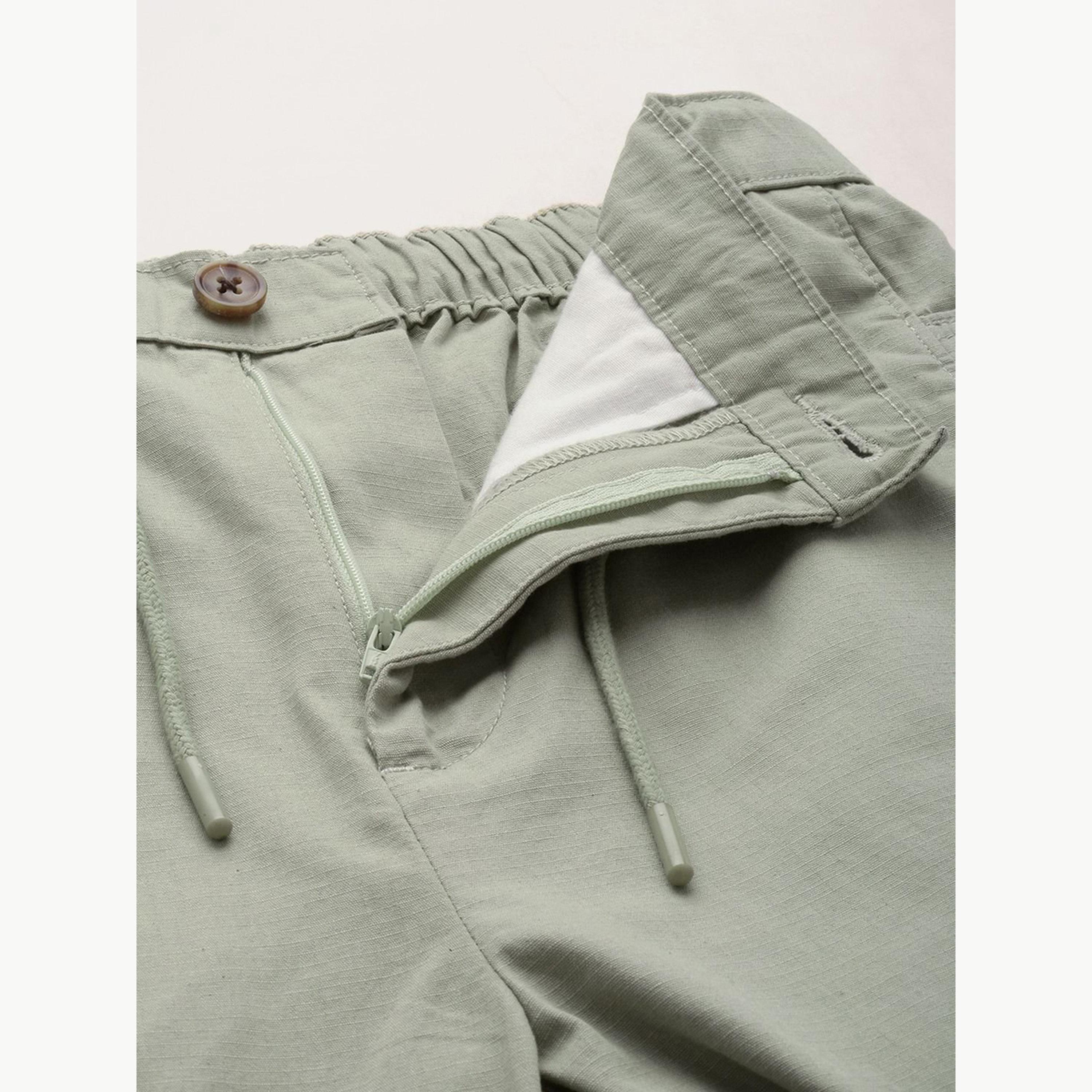 جوغر بلون سادة وقصة عادية للرجال-men-clothing-bottoms-joggers-image-4