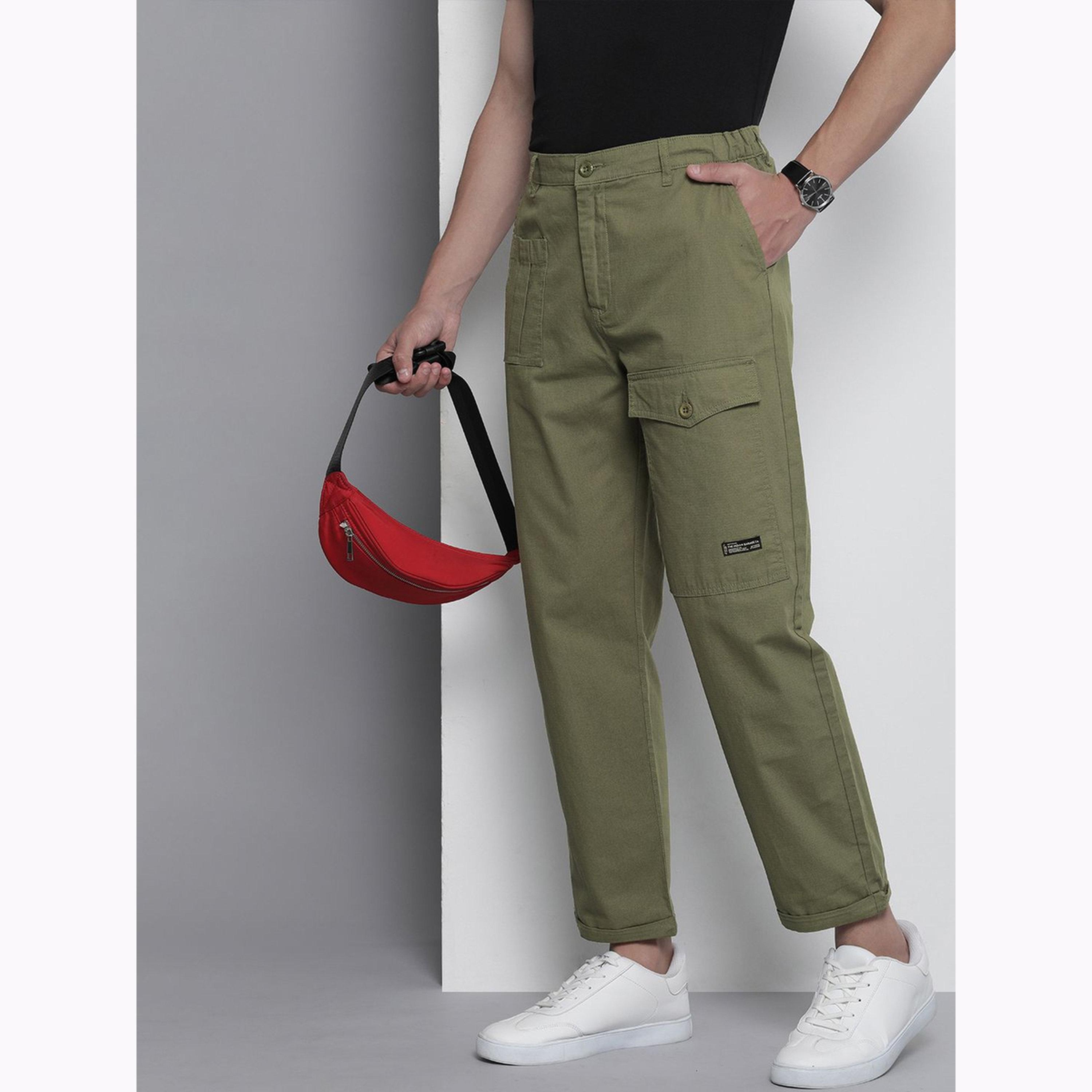 بنطال سادة بقصة مريحة للرجال-men-clothing-bottoms-joggers-image-5