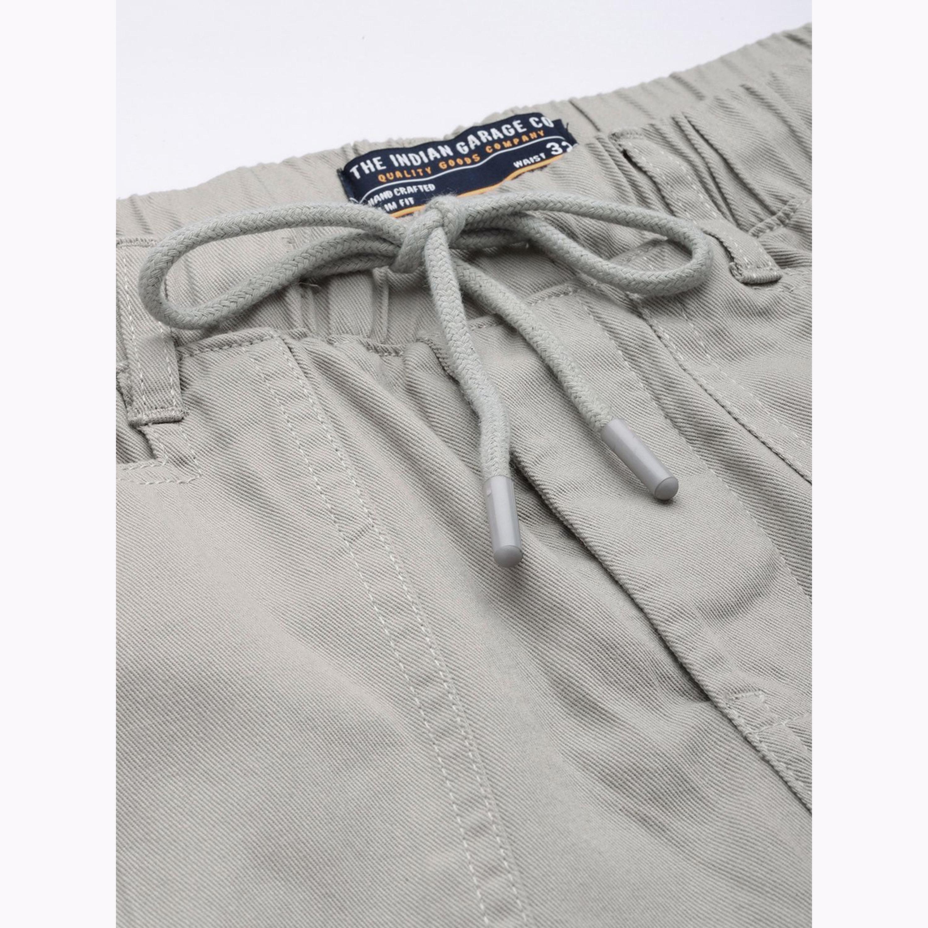 The Indian Garage Co X Styli Men Grey Regular Fit Solid Trousers-men-clothing-bottoms-joggers-image-4