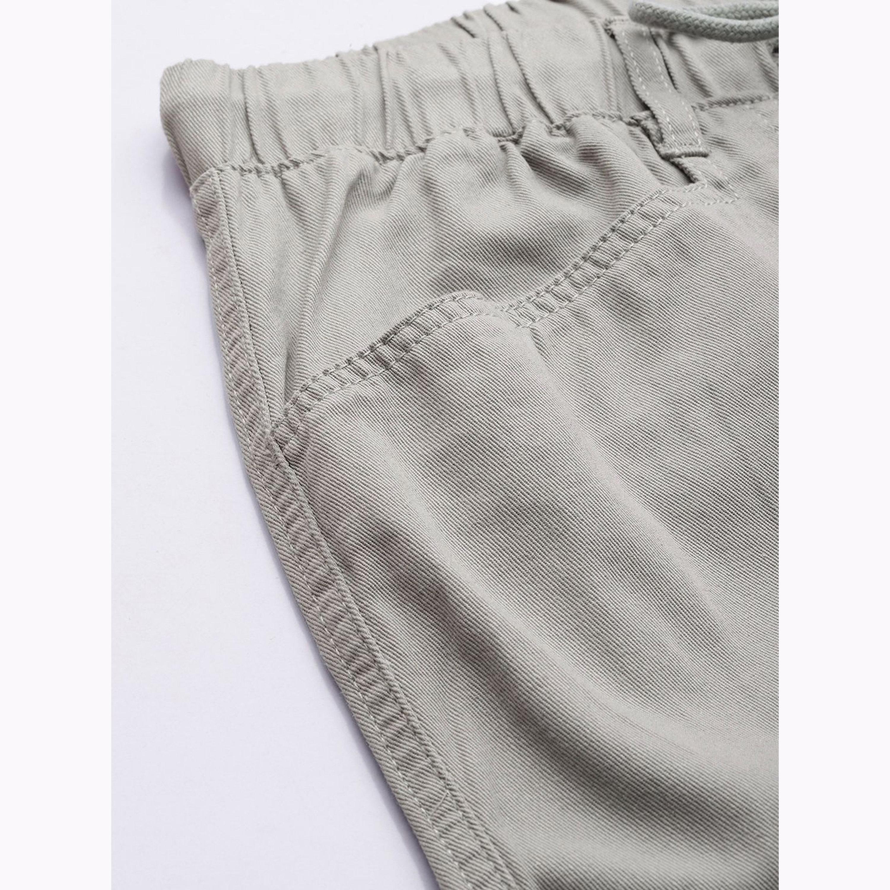The Indian Garage Co X Styli Men Grey Regular Fit Solid Trousers-men-clothing-bottoms-joggers-image-6