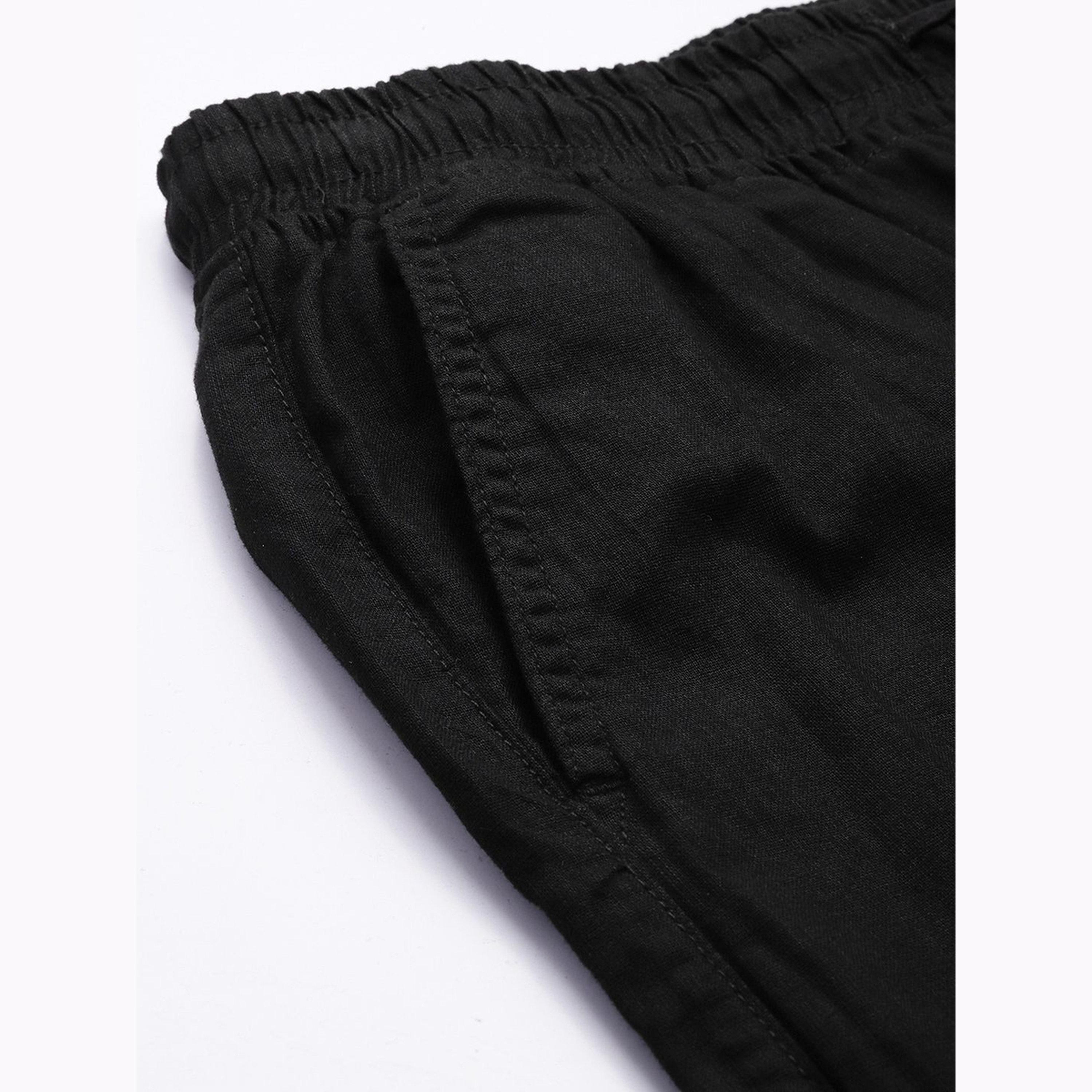 جوغر سادة بقصة ضيقة للرجال-men-clothing-bottoms-joggers-image-4