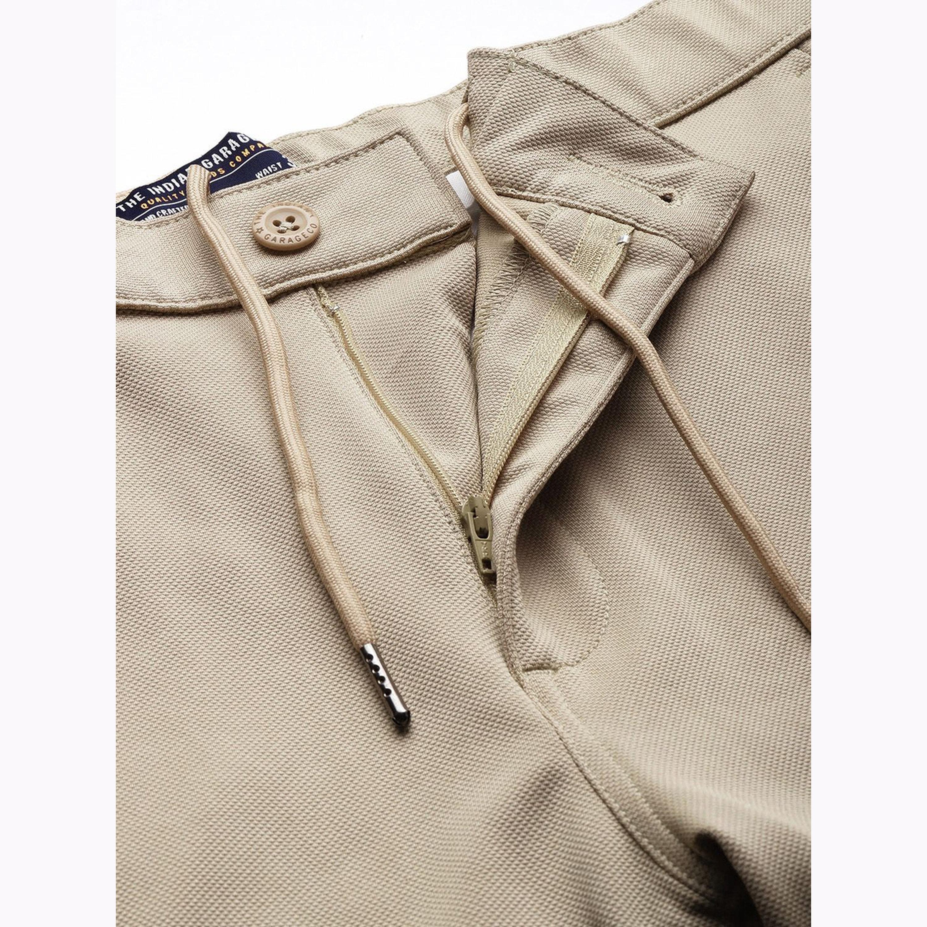 جوغر سادة بقصة ضيقة للرجال-men-clothing-bottoms-trousersandchinos-chinos-image-4