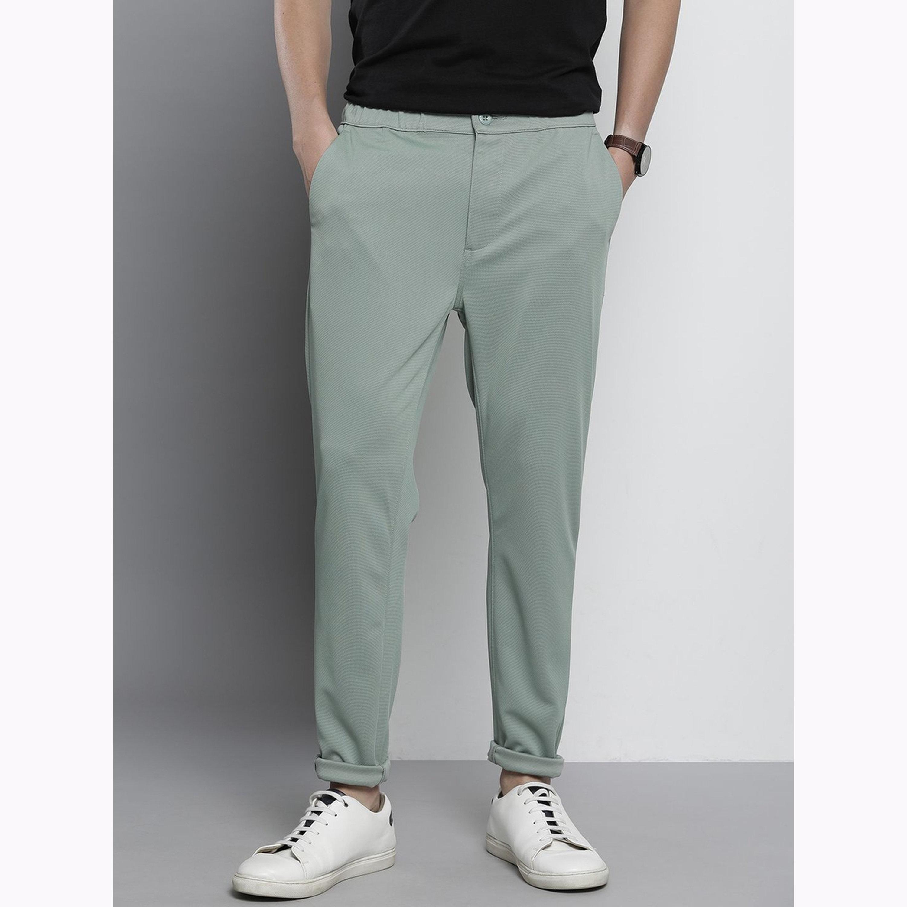 جوغر سادة بقصة ضيقة للرجال-men-clothing-bottoms-trousersandchinos-chinos-image-1