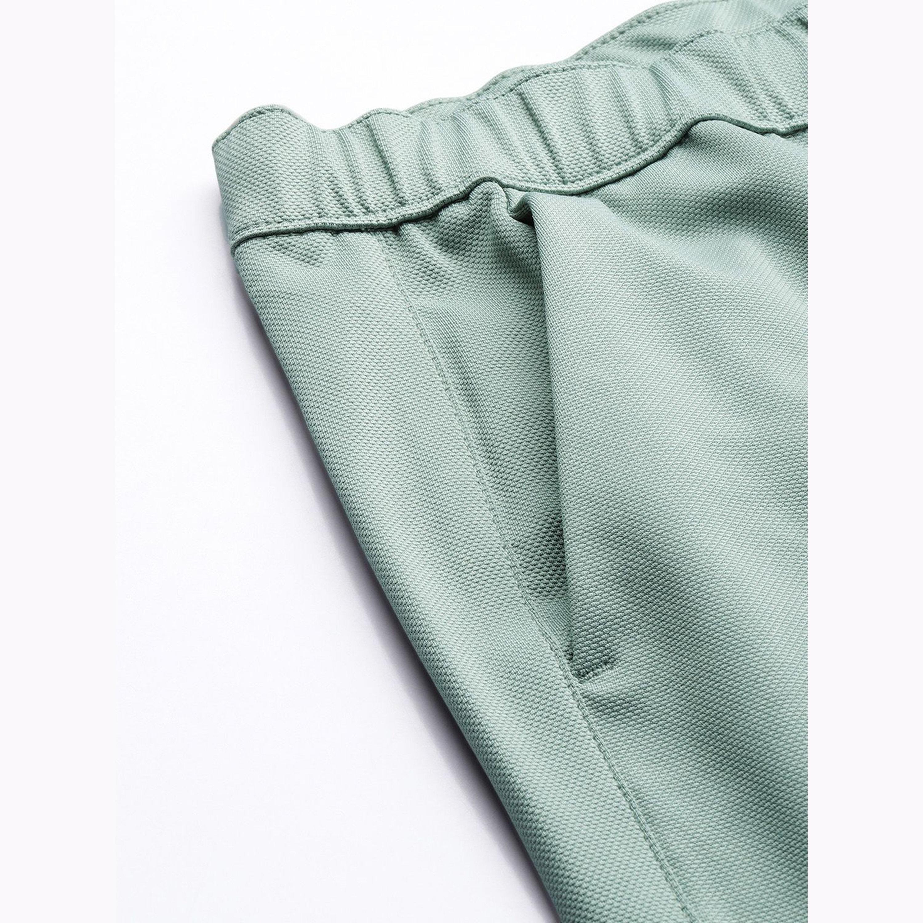 The Indian Garage Co X Styli Men Green Slim Fit Solid Joggers-men-clothing-bottoms-trousersandchinos-chinos-image-6