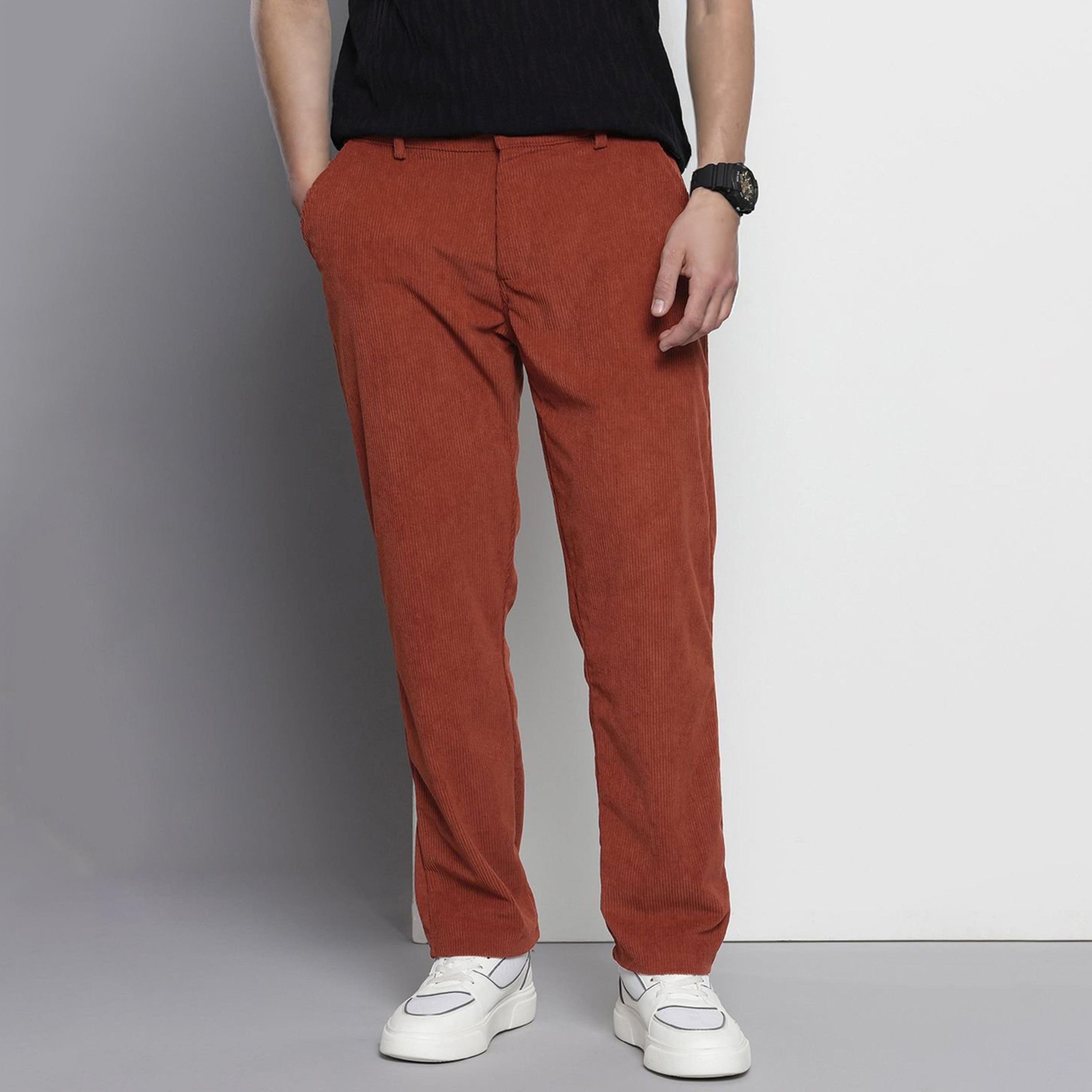 The Indian Garage Co X Styli Men Corduroy Straight Fit Pants-men-clothing-bottoms-trousersandchinos-trousers-image-1