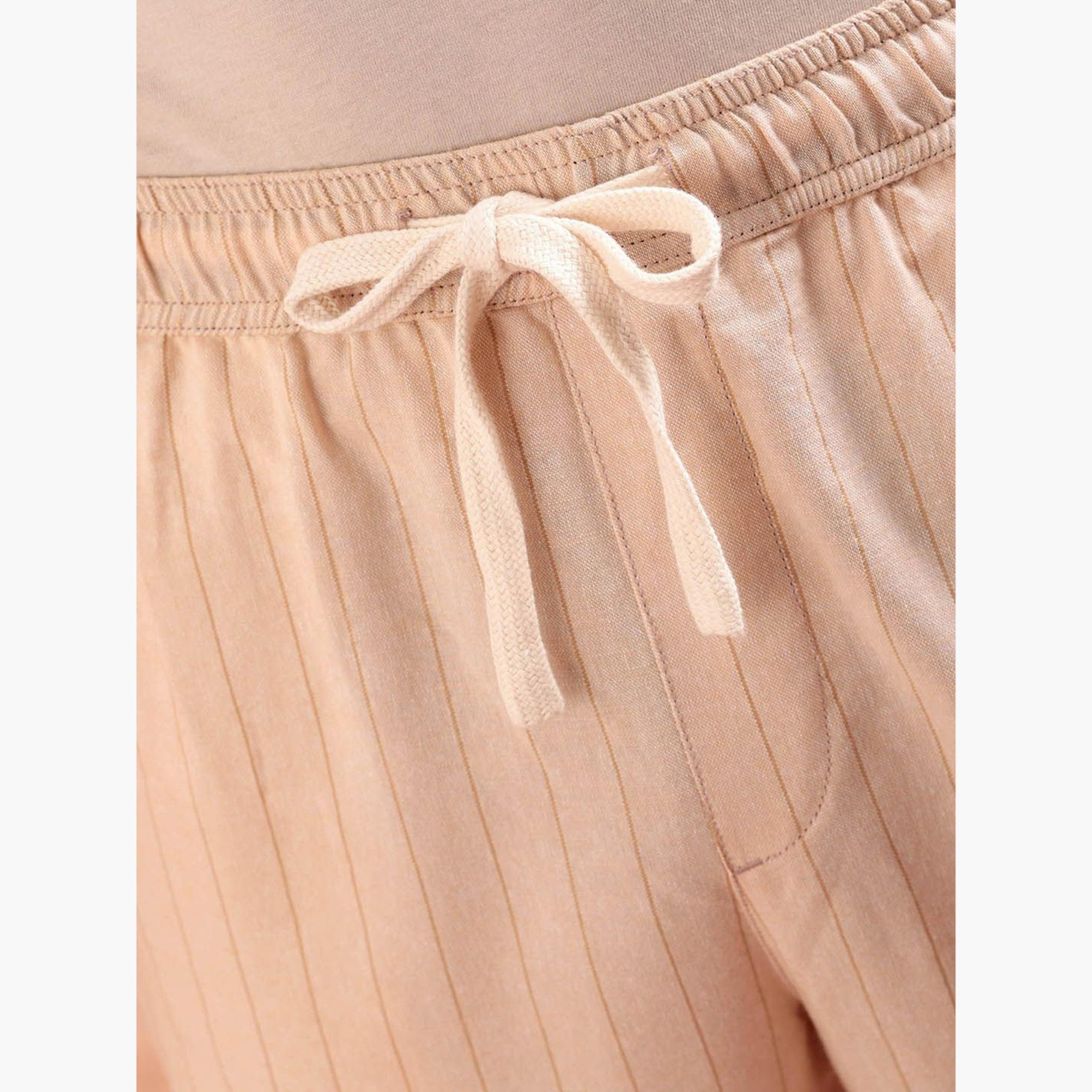 The Indian Garage Co X Styli Men Beige Regular Fit Stripes Trousers-men-clothing-bottoms-joggers-image-6