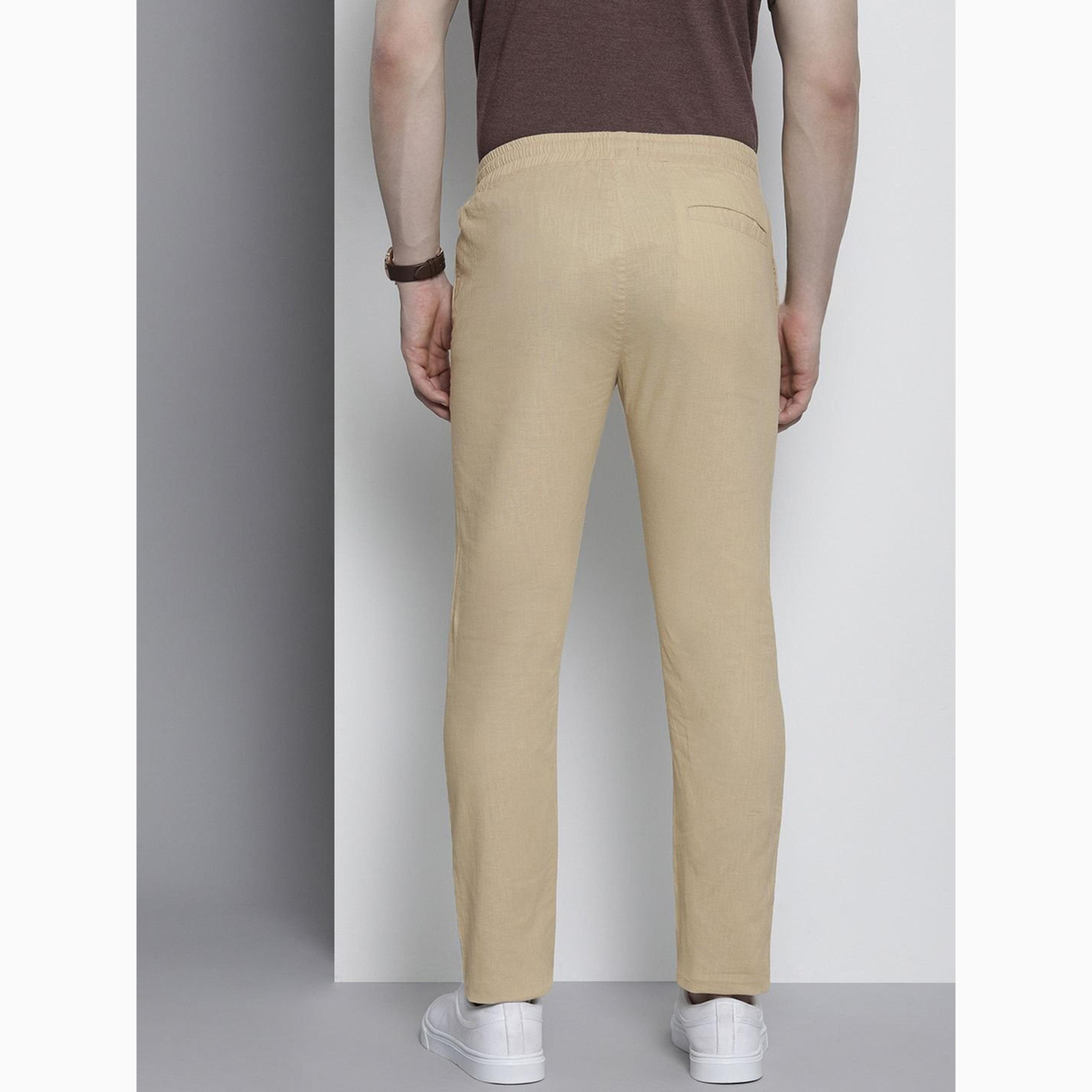 The Indian Garage Co X Styli Men Slim Fit Solid Pants-men-clothing-bottoms-joggers-image-3