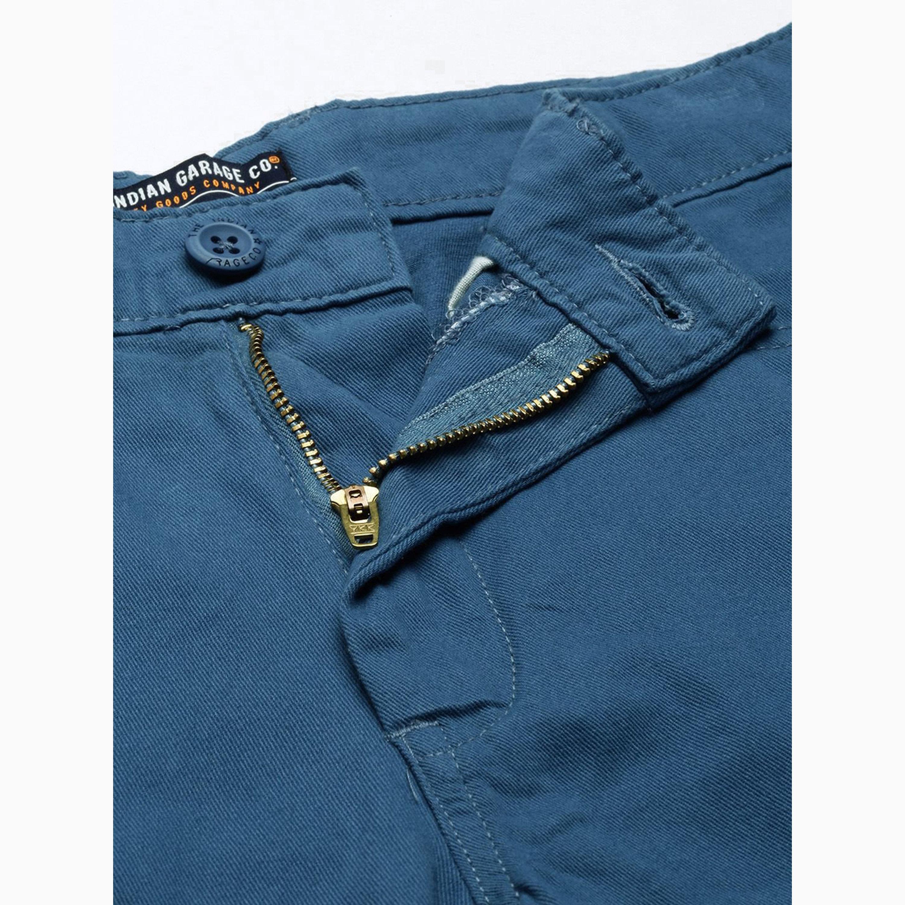 شورت بلون سادة وقصة ضيقة للرجال-men-clothing-bottoms-shorts-image-4