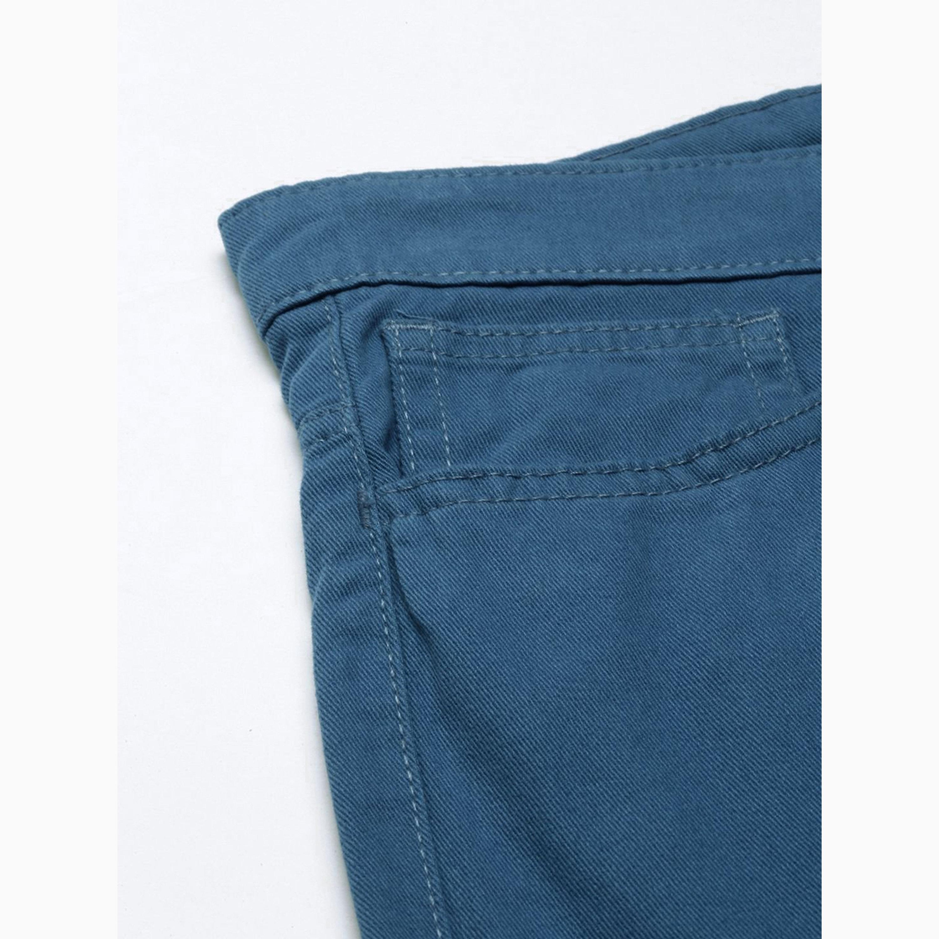 شورت بلون سادة وقصة ضيقة للرجال-men-clothing-bottoms-shorts-image-6