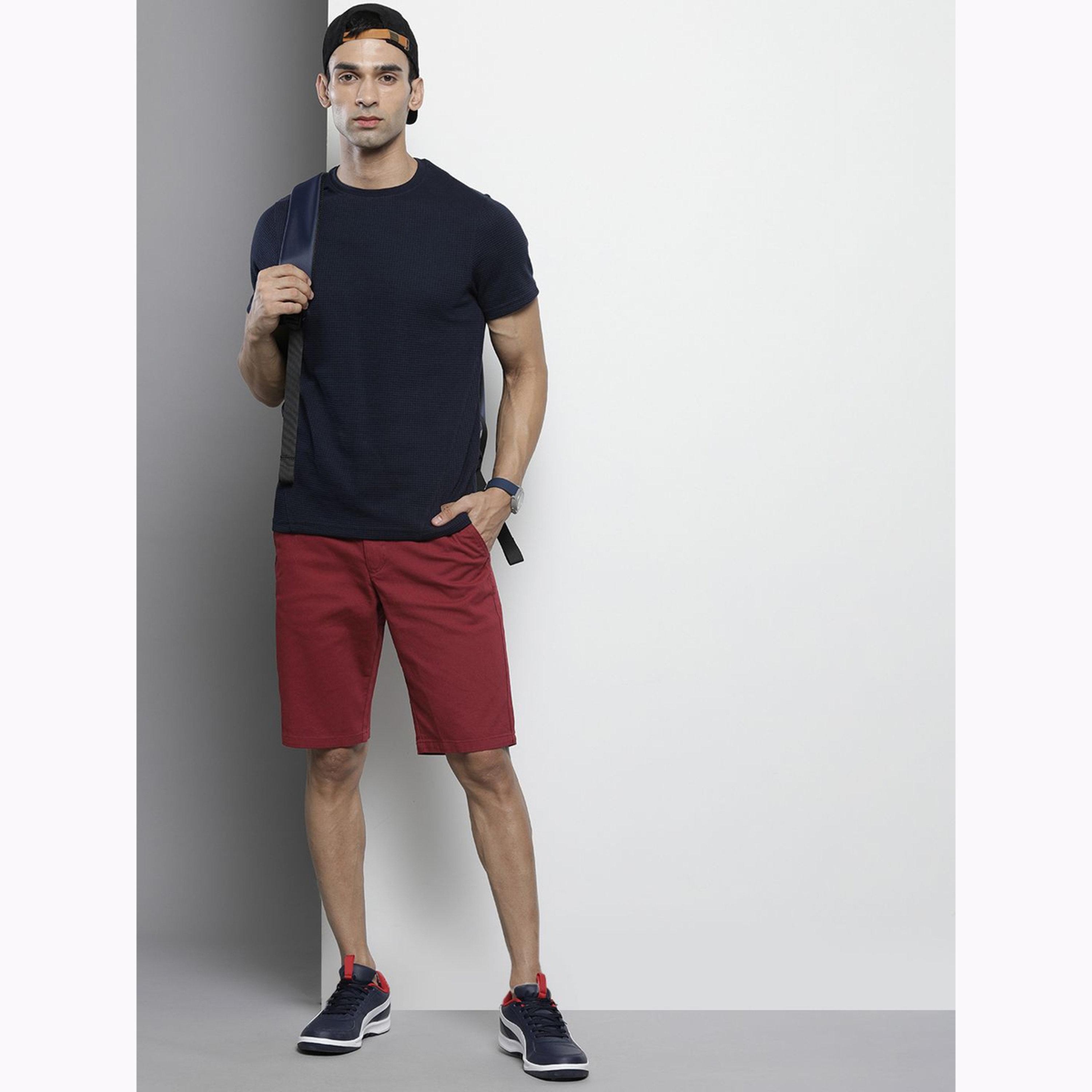 شورت سادة بقصة ضيقة للرجال-men-clothing-bottoms-shorts-image-2