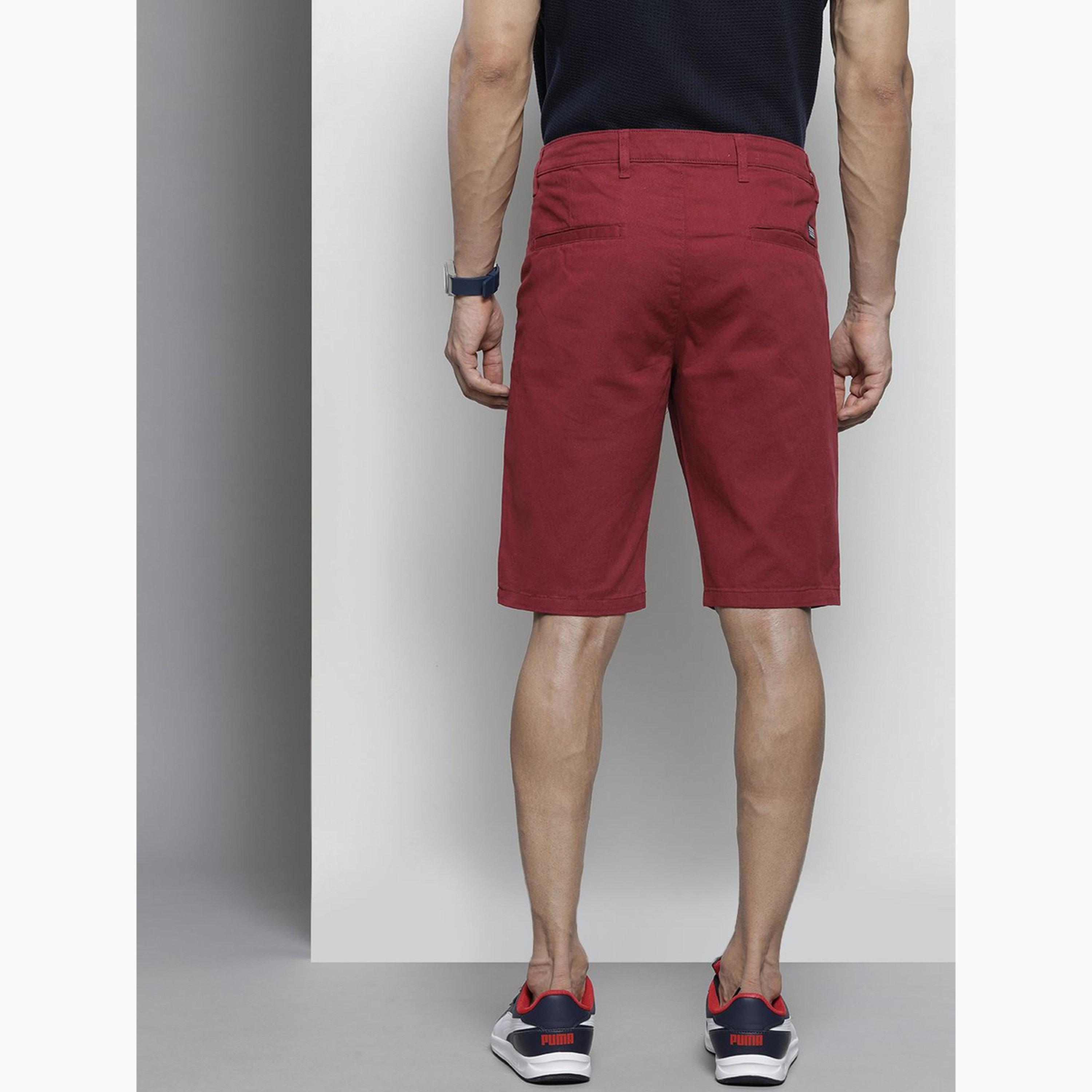 شورت سادة بقصة ضيقة للرجال-men-clothing-bottoms-shorts-image-3